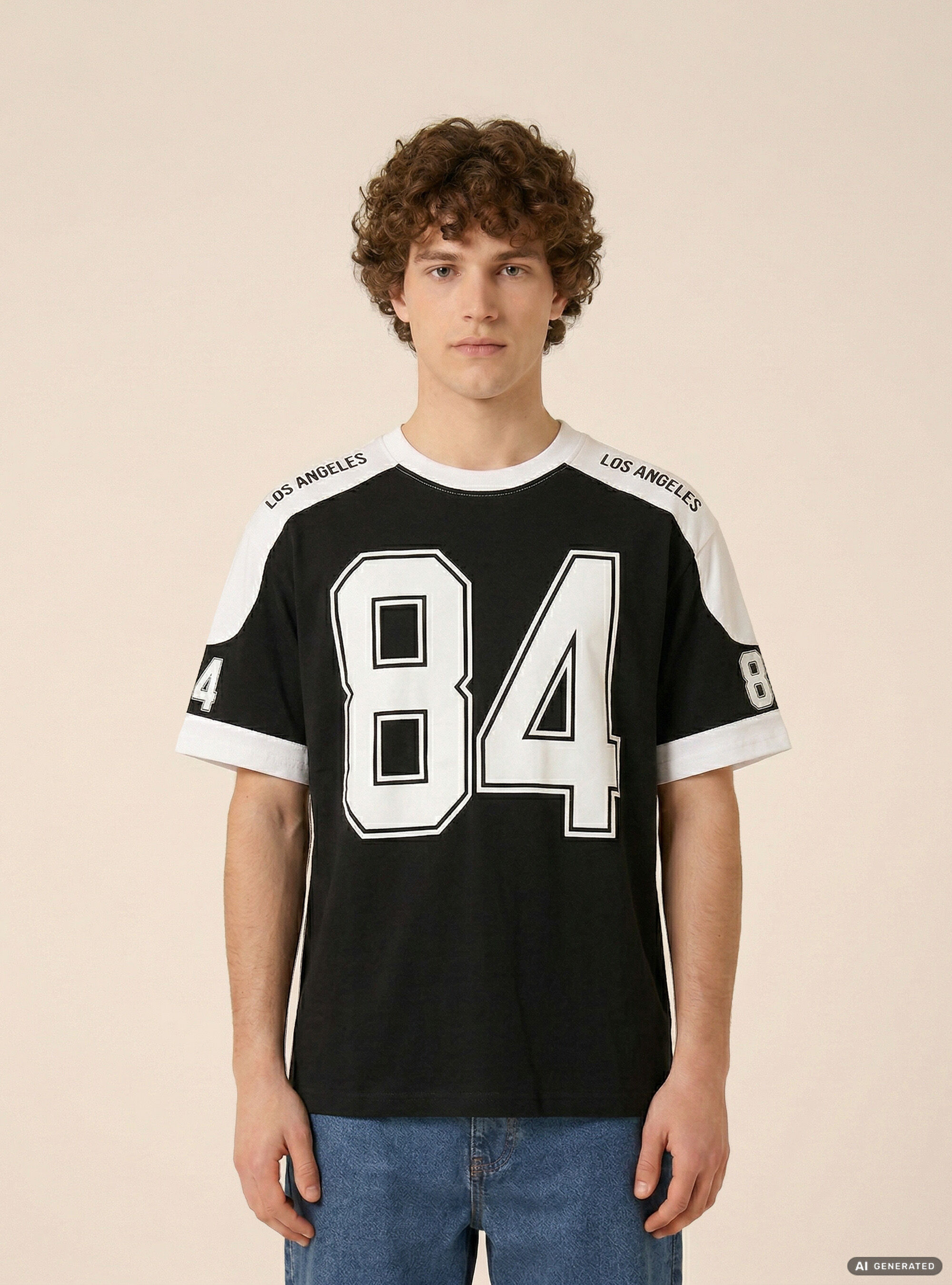 T-shirt con stampa numero