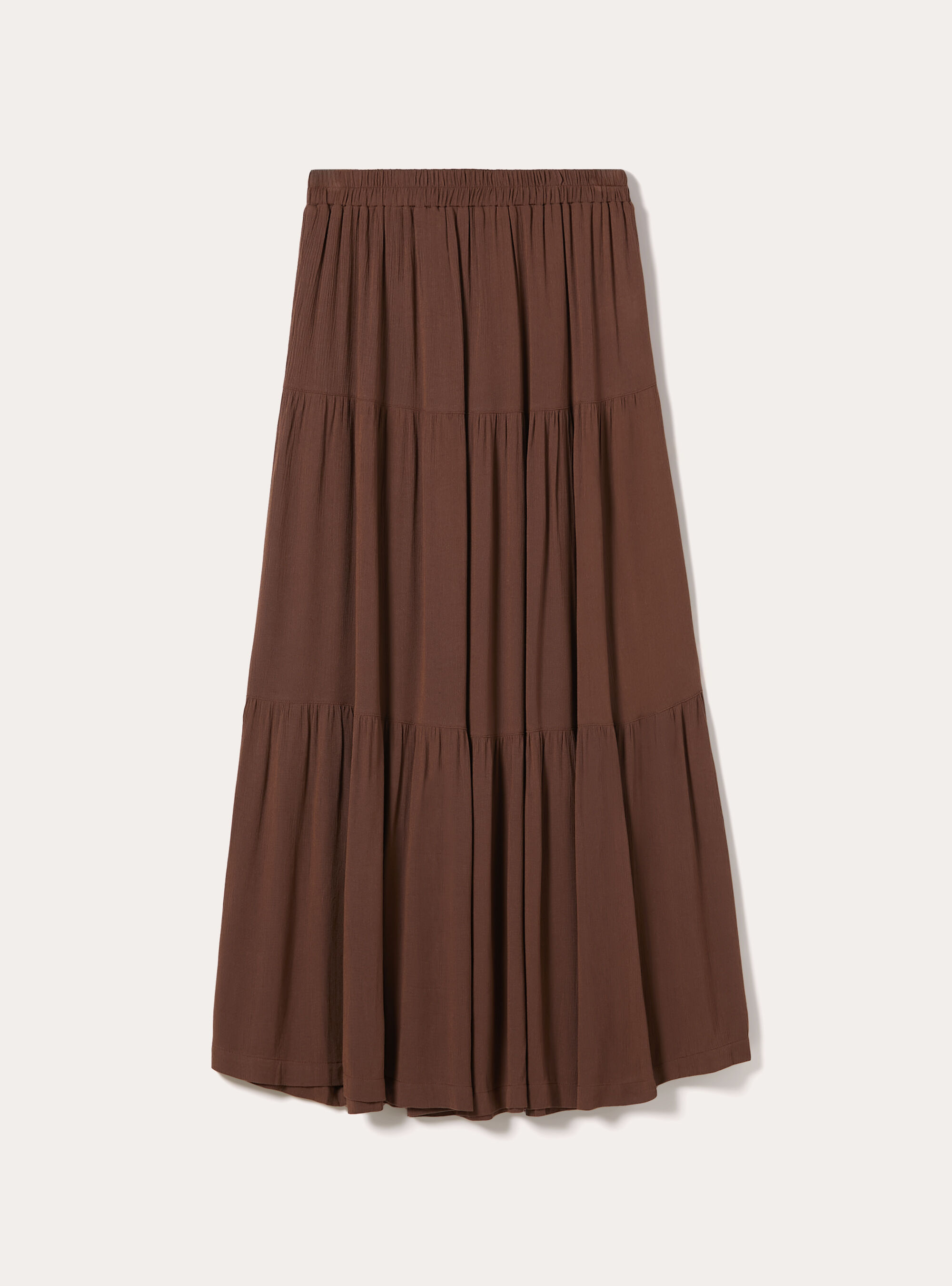 Falda larga boho, BR3 BROWN LIGHT