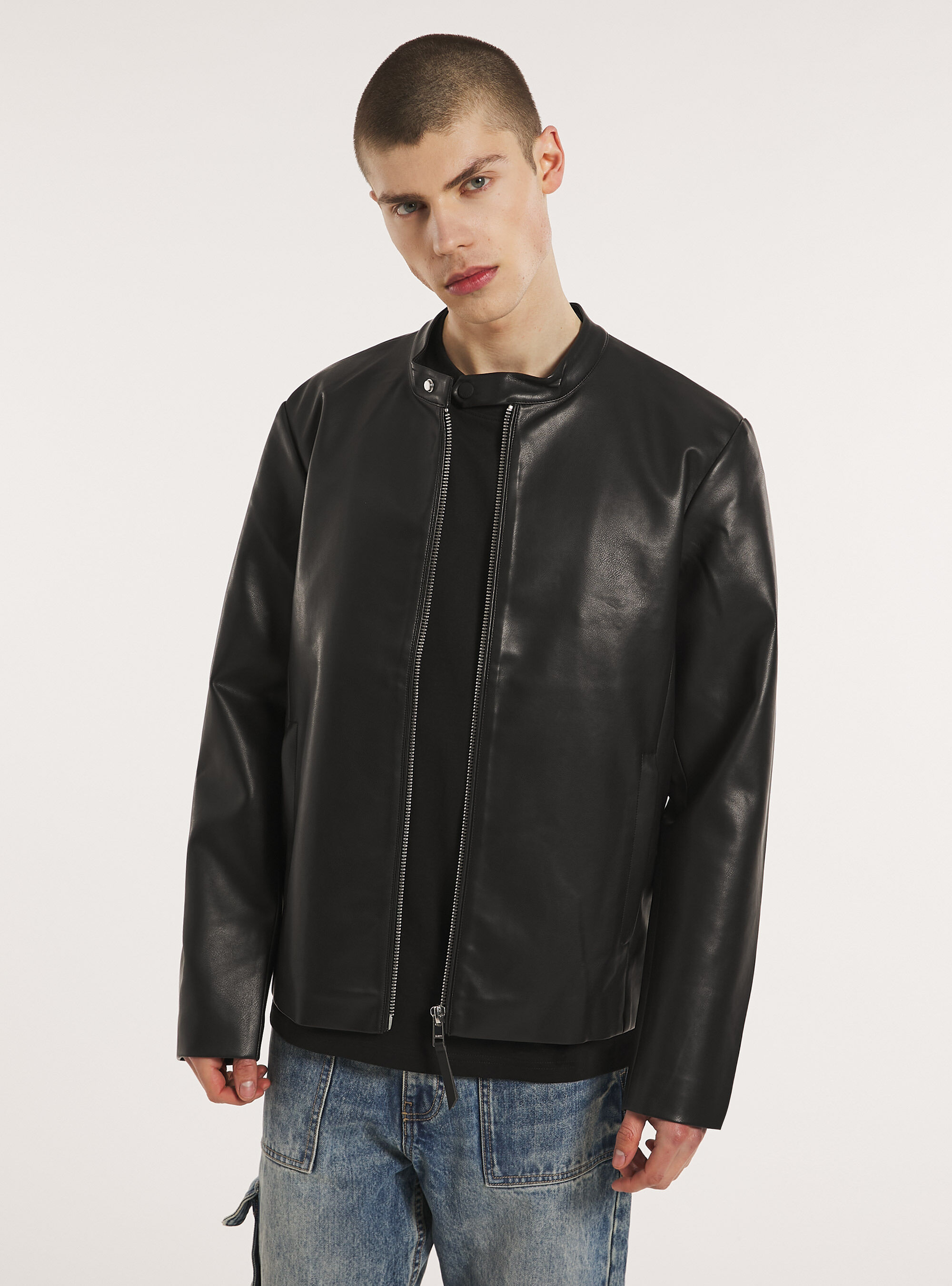 Veste motard effet cuir Alcott Manteaux et Vestes Uomo