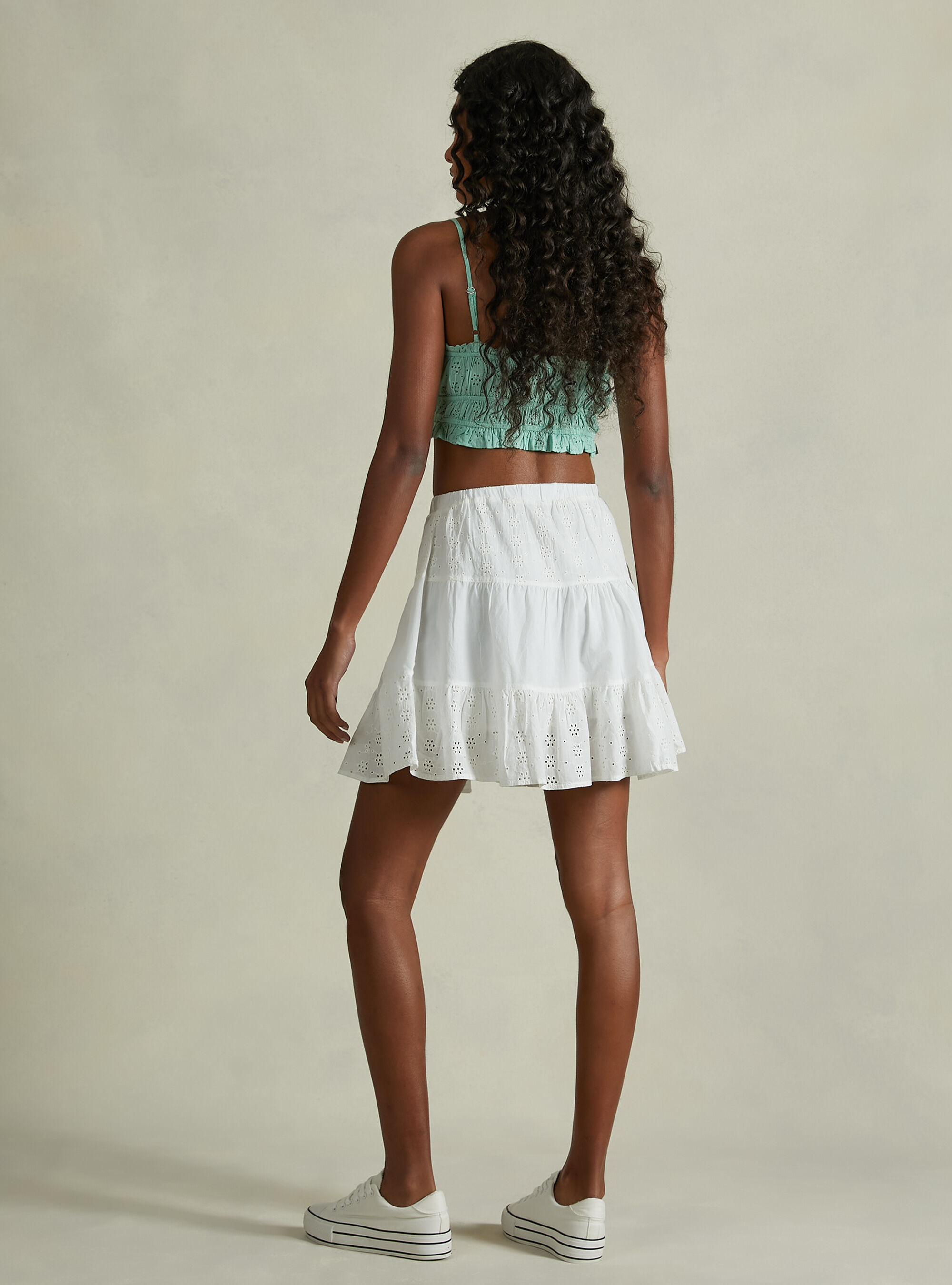 Gonna pizzo sangallo on sale