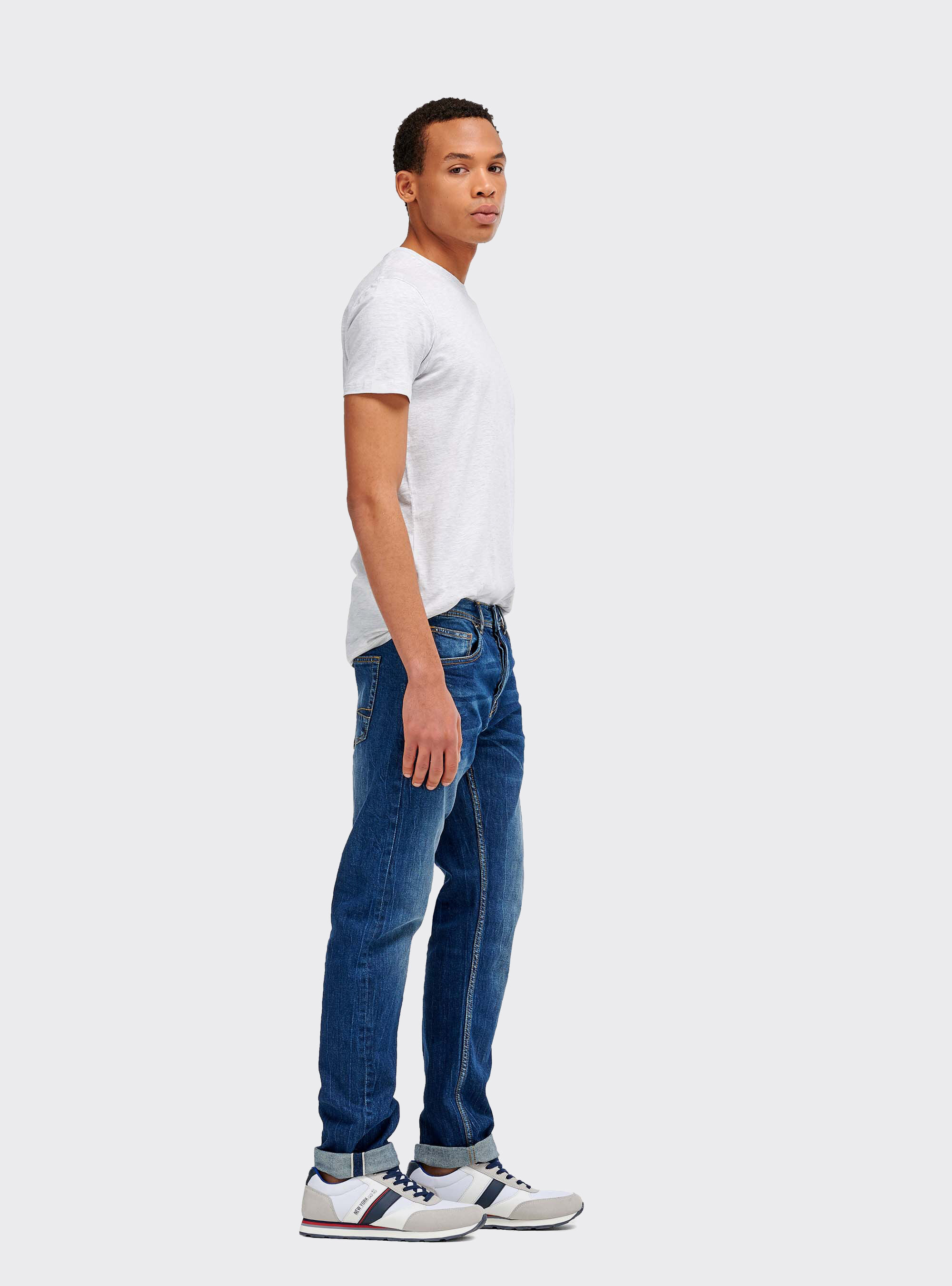 Jean slim selvedge, C284 AZZURRE