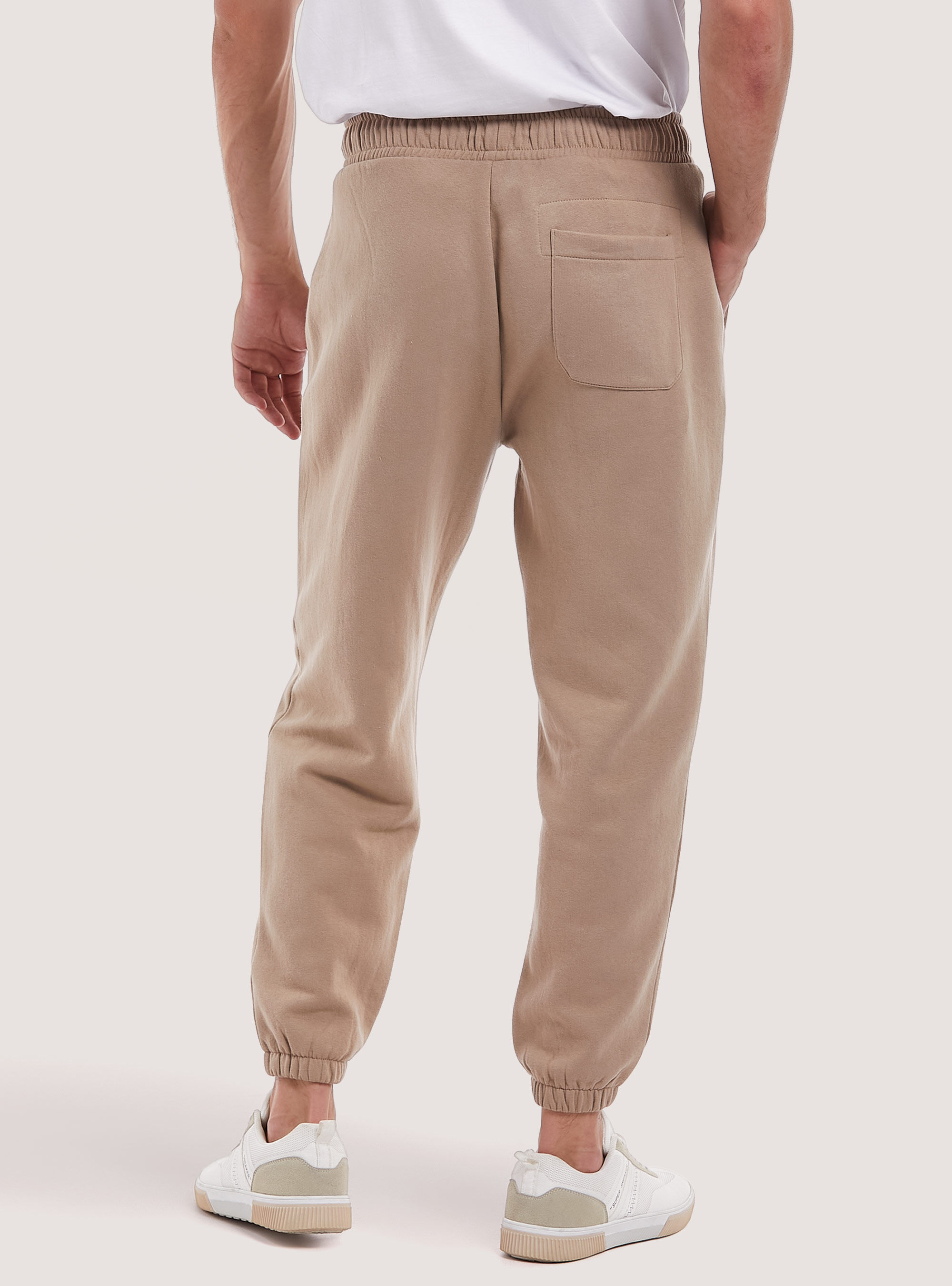 Pantalon de jogging en peluche, BG3 BEIGE LIGHT