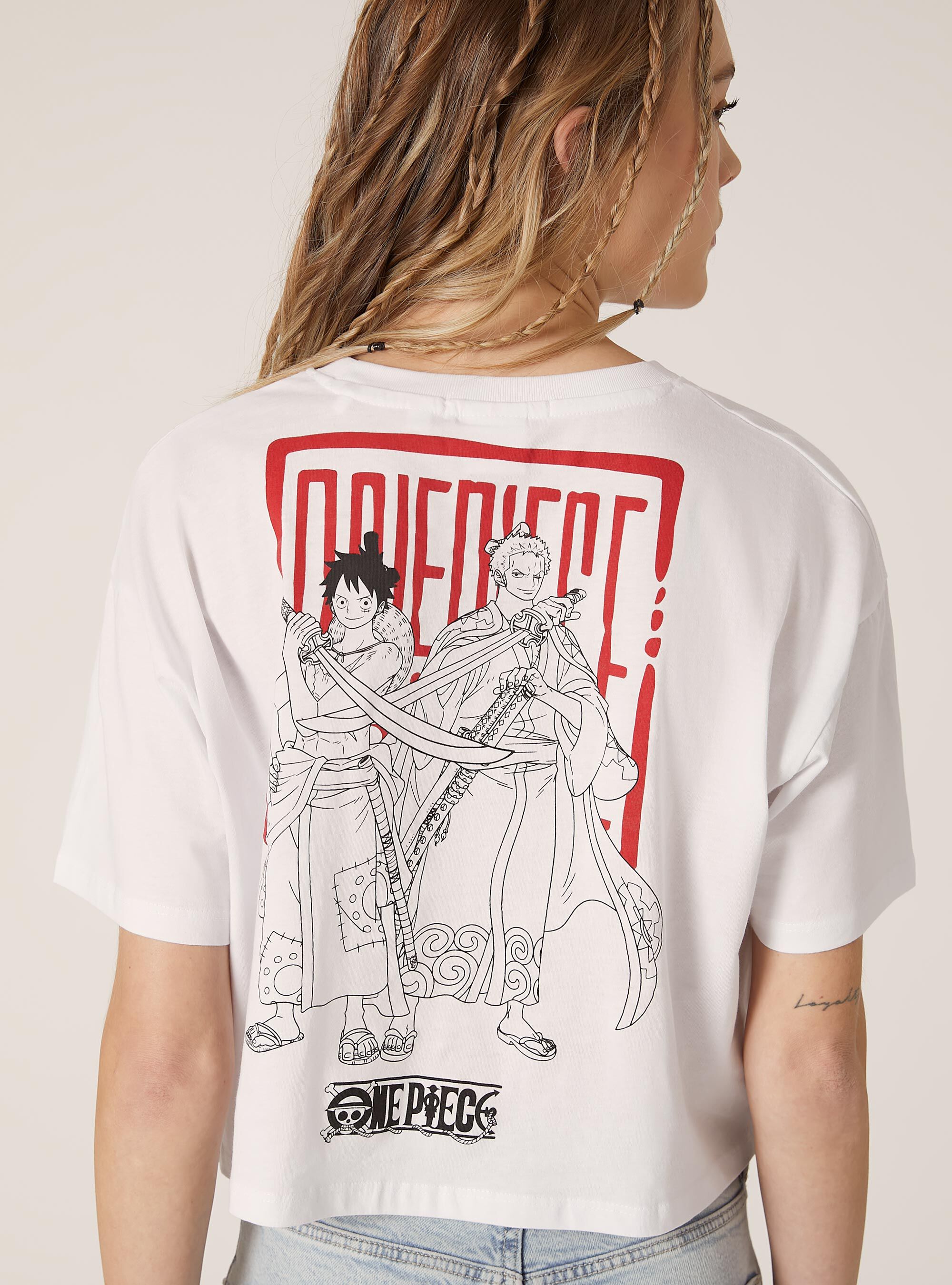 One Piece / Alcott Kurzarm-T-Shirt, WH3 WHITE