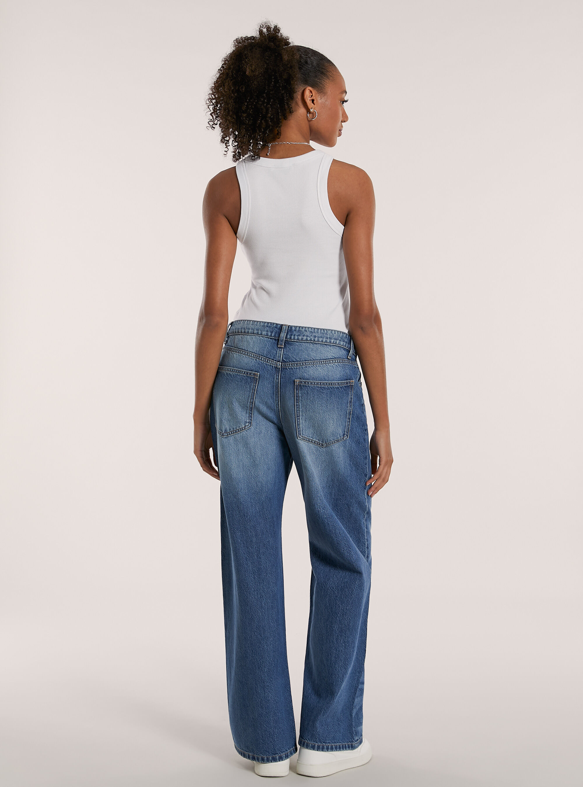 Vaqueros baggy fit, D003 MEDIUM BLUE