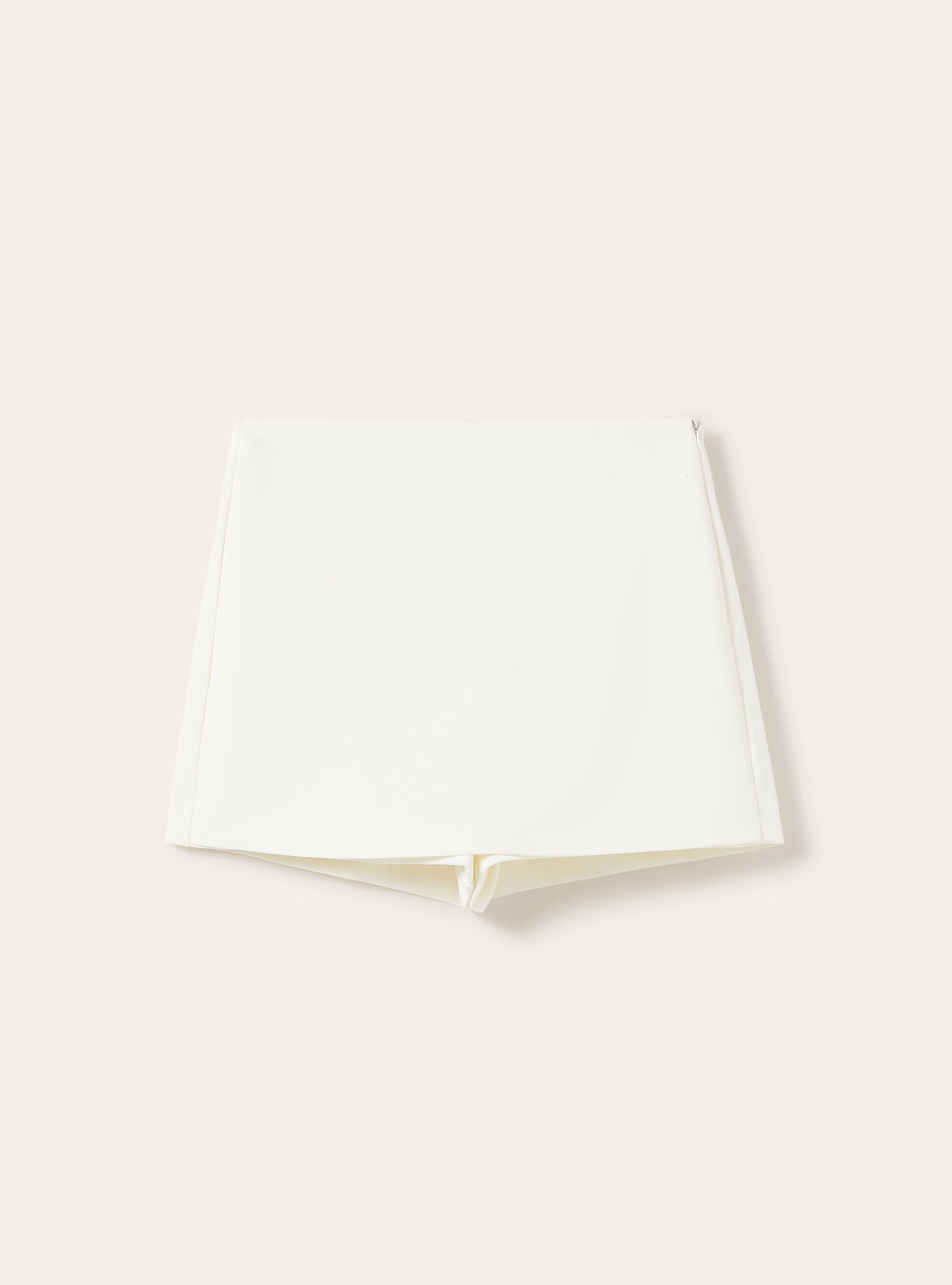 Skort basic a vita alta, WH2 WHITE