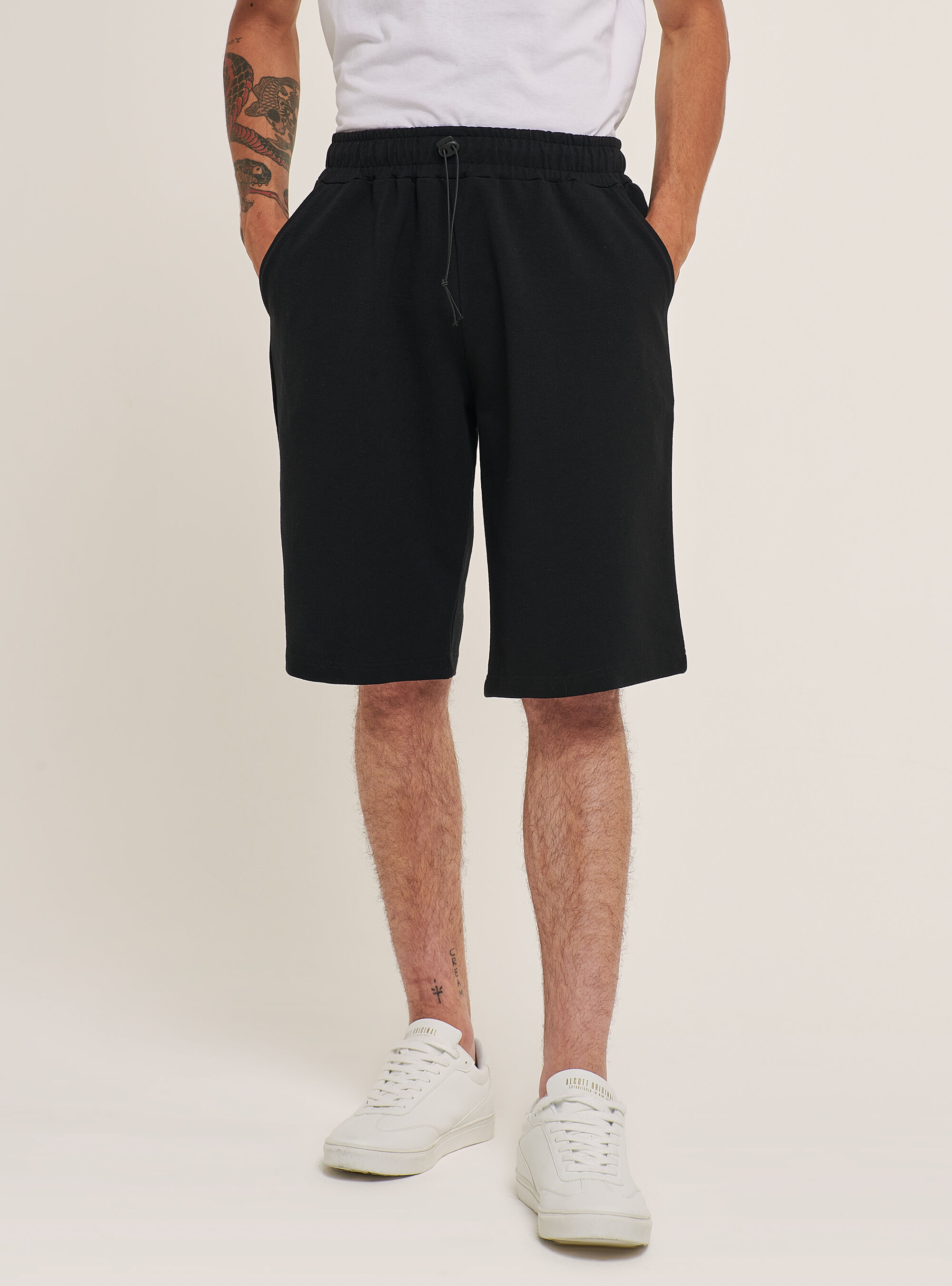 Bermuda in cotone con vita elasticizzata | Alcott | Bermuda Uomo