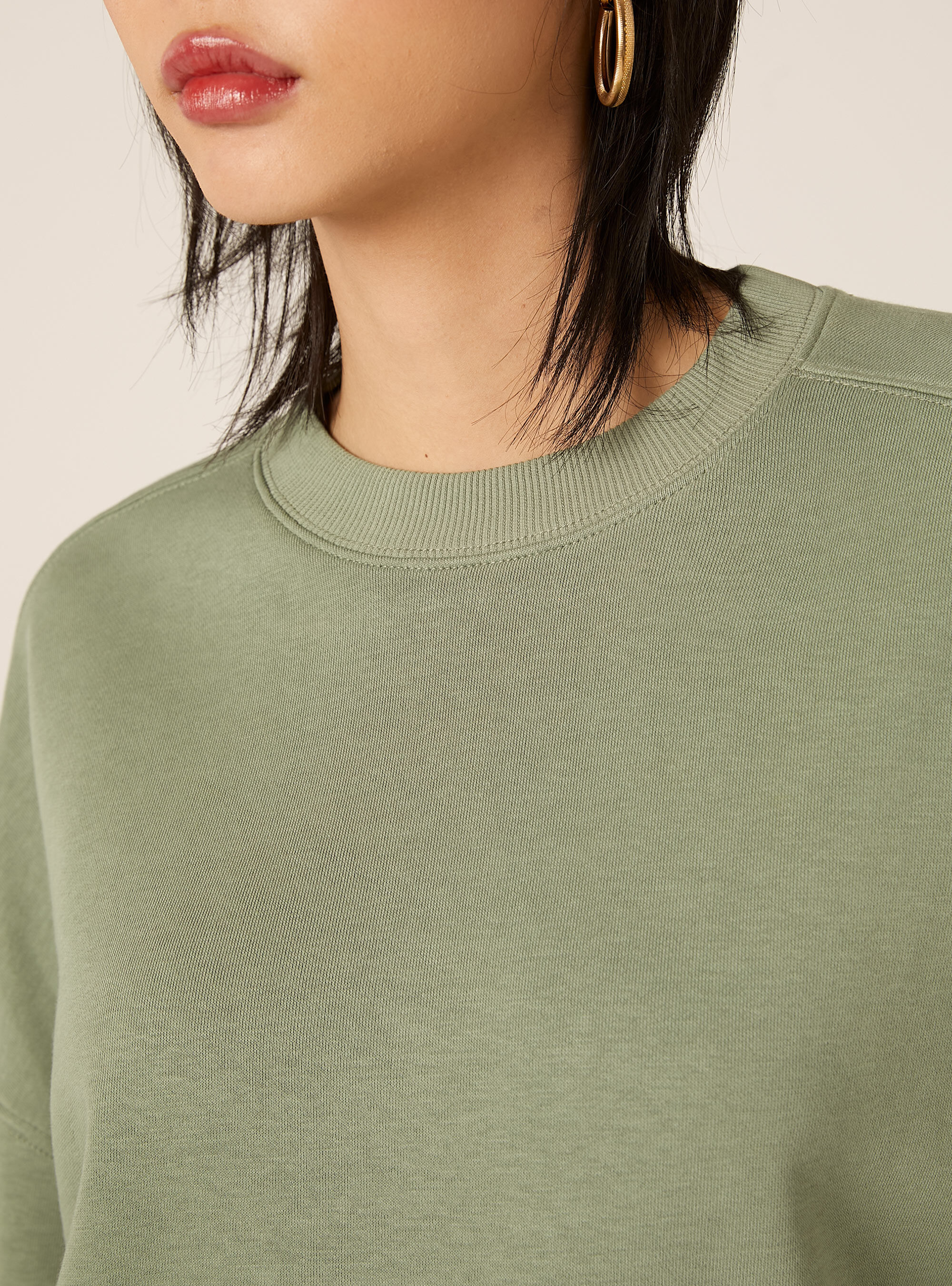 Sweat-shirt basique en coton, KY3 KAKY LIGHT