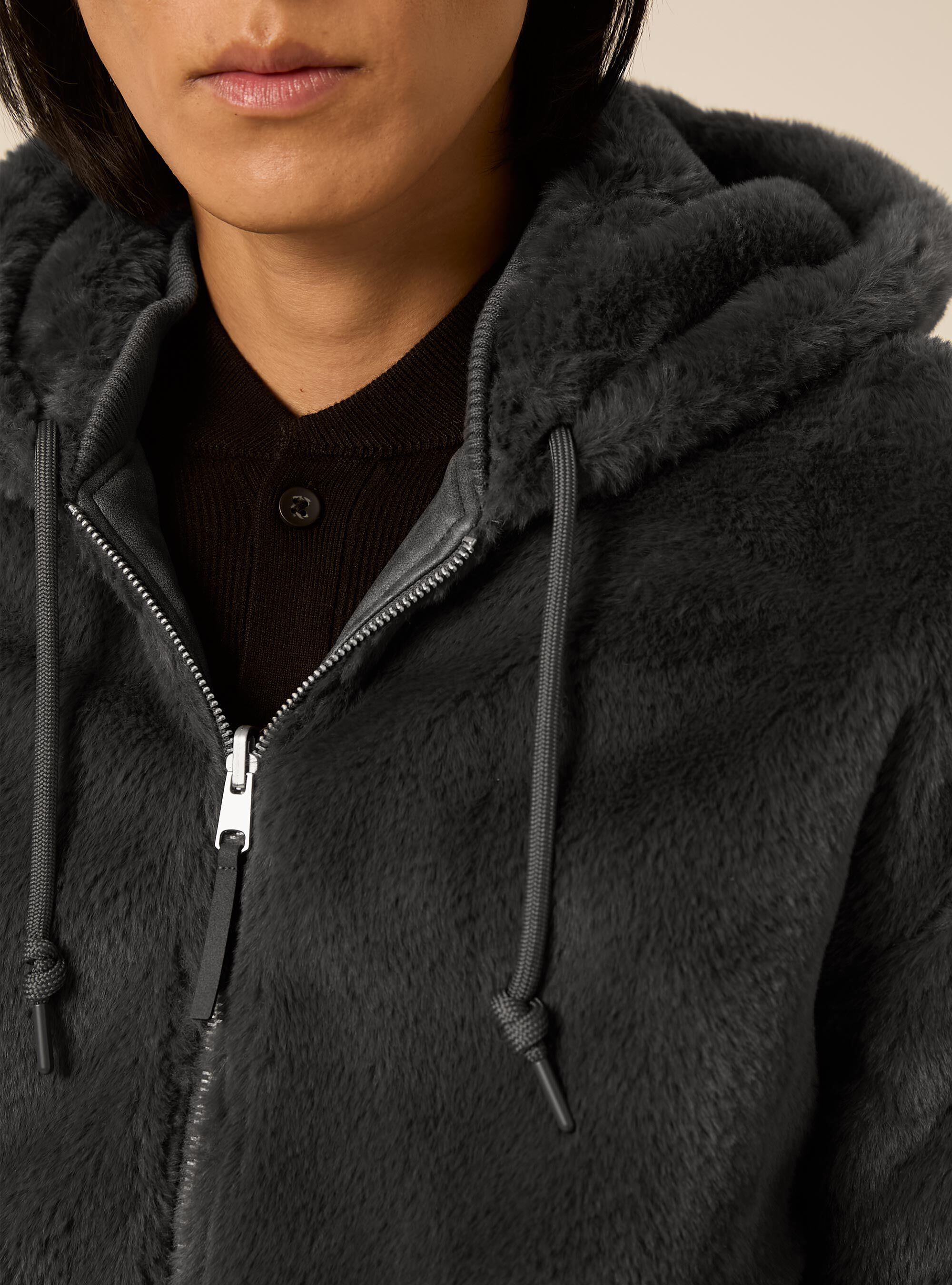 Bomber reversibile con cappuccio, GY2 GREY MEDIUM