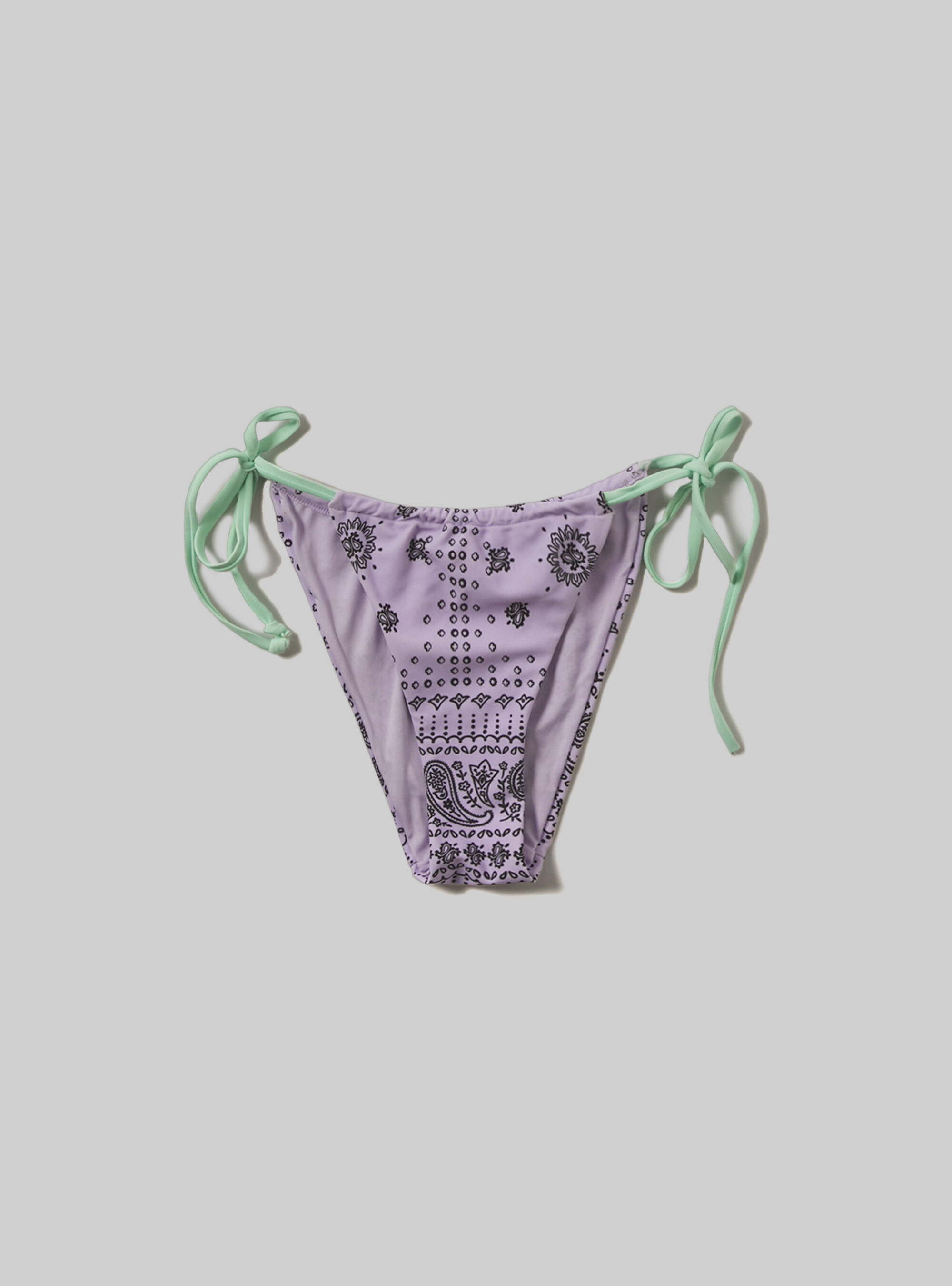 Ribbed briefs in recycled fabric, MULTICOLOR