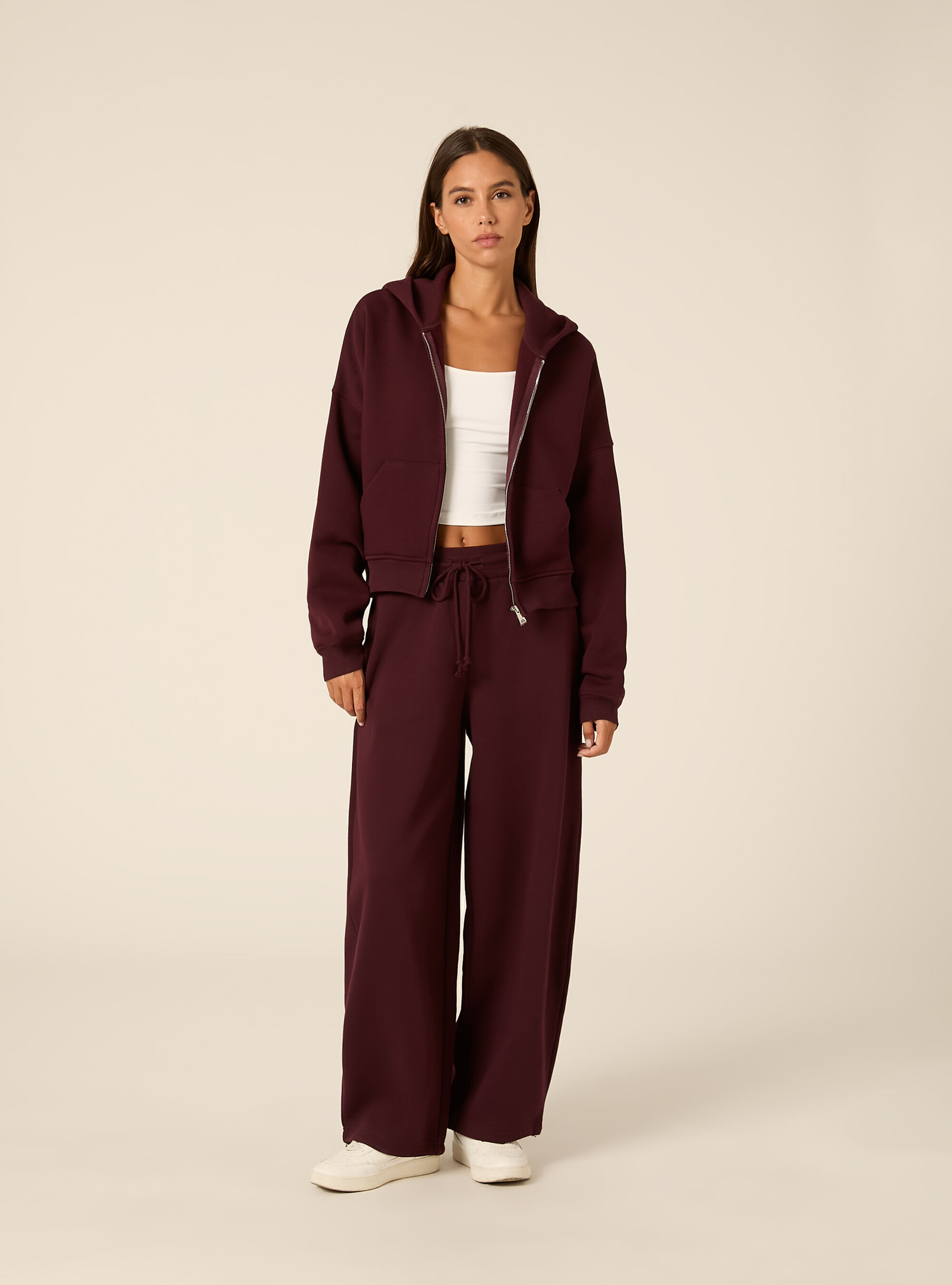 Cardigan cappuccio oversize