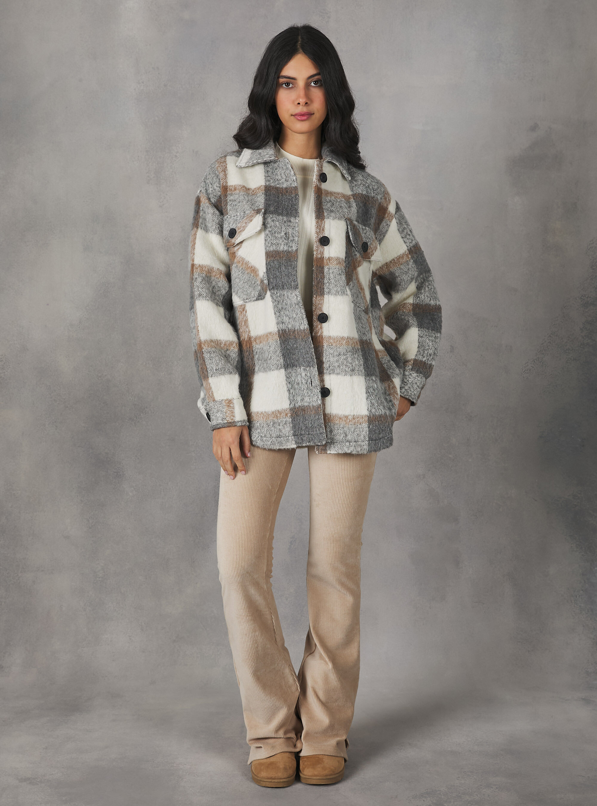 Camicia online oversize quadri