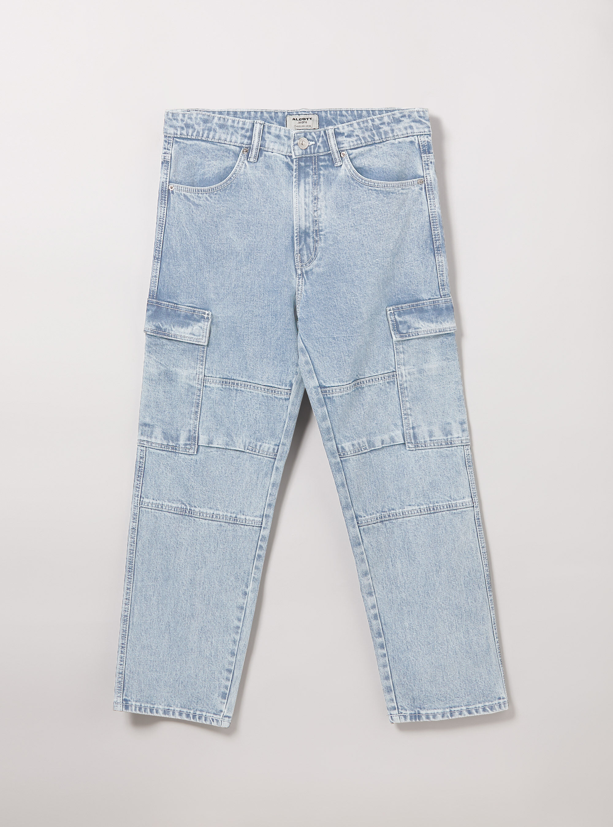 Cargo jeans, D005 LIGHT BLUE