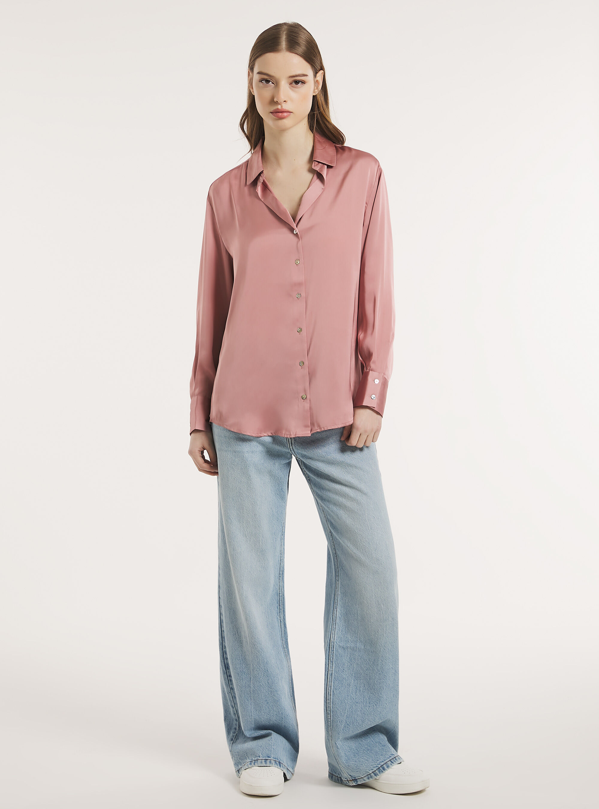 Camicia in satin