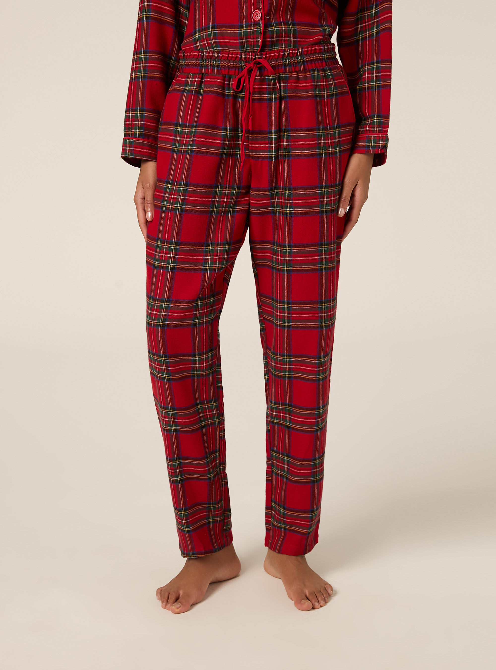 Pyjama Christmas Collection en tartan, RD2 RED MEDIUM