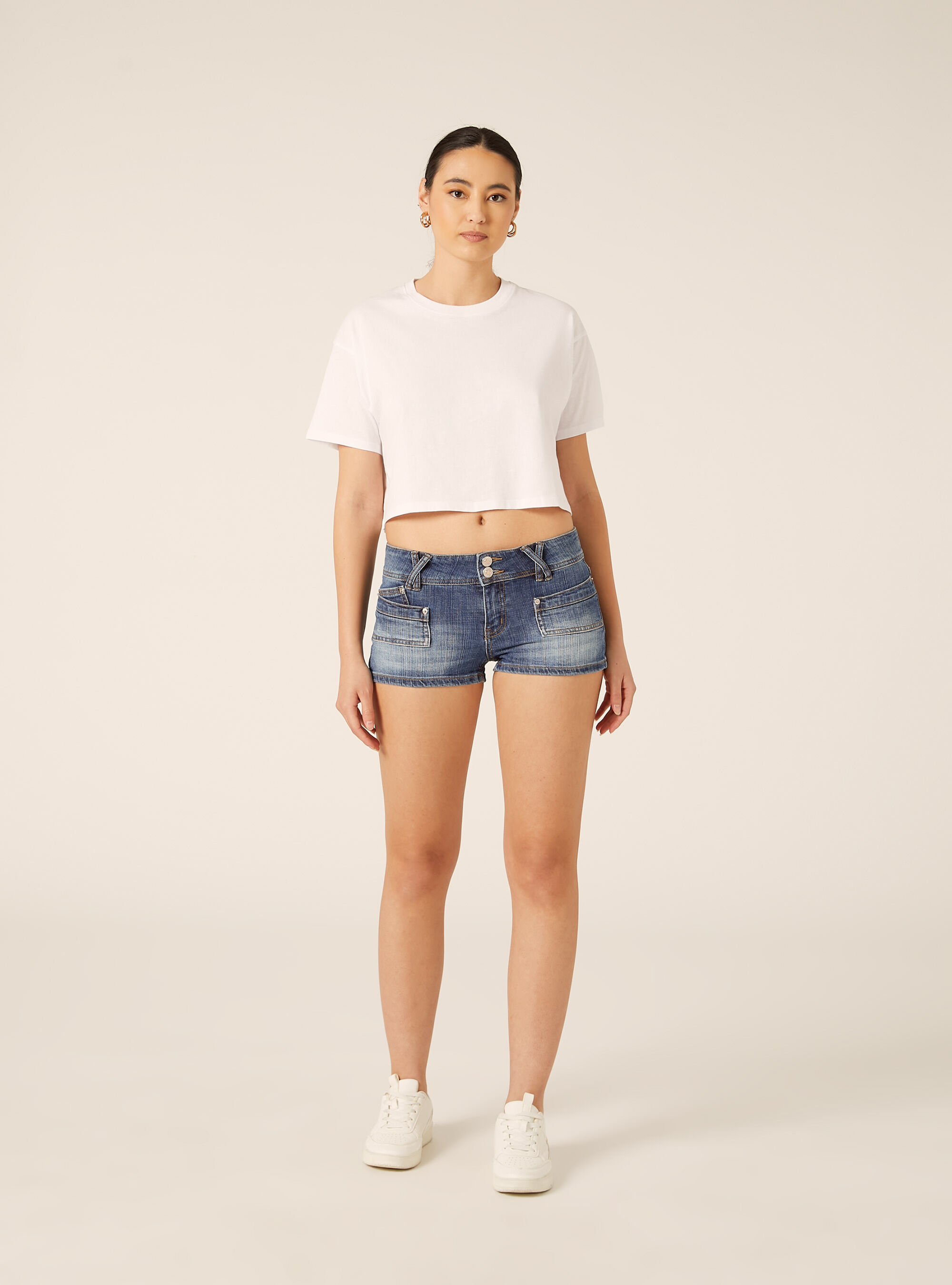 Denim-Micro-Shorts
