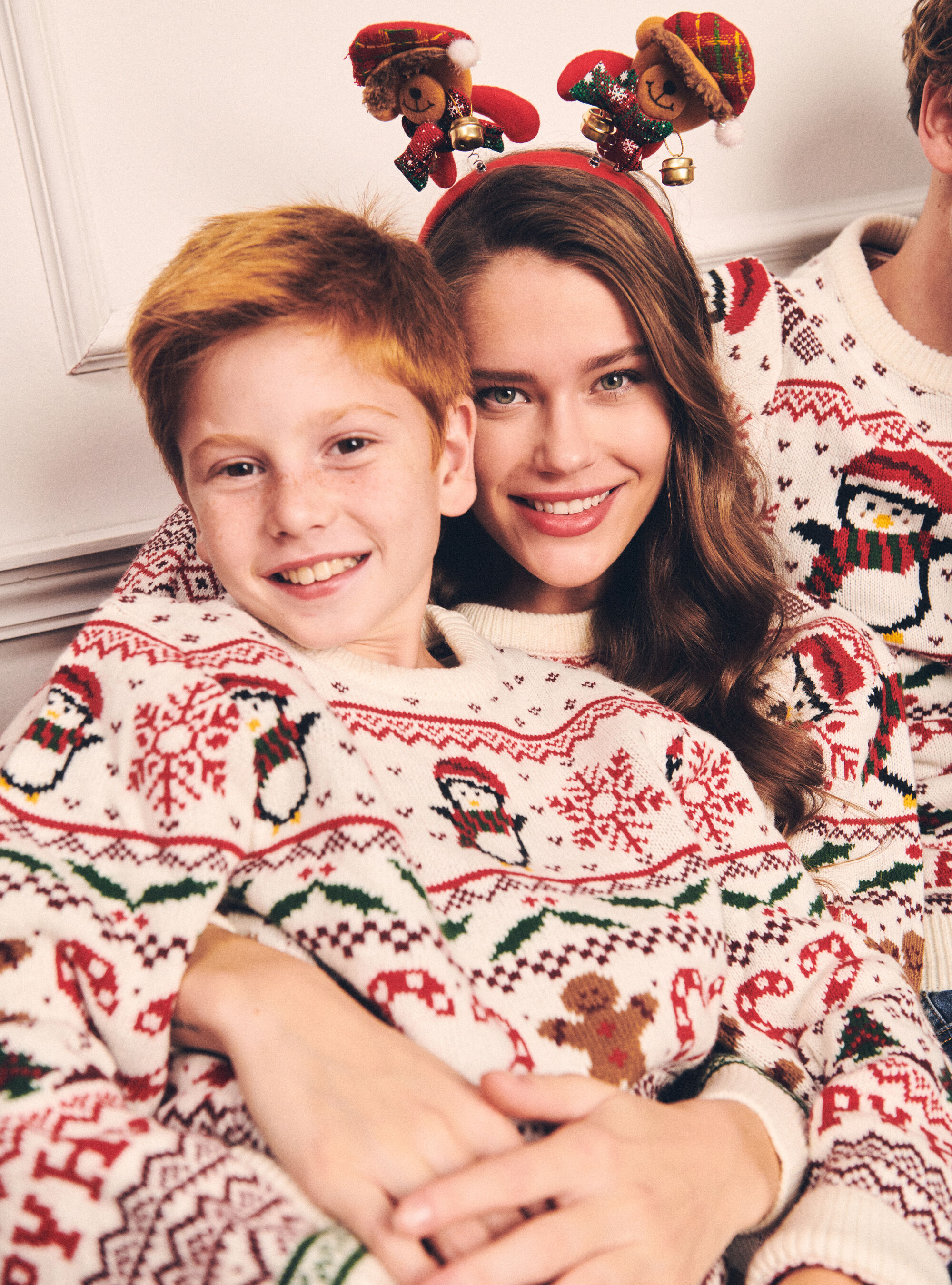 Sueter shop navidad familia