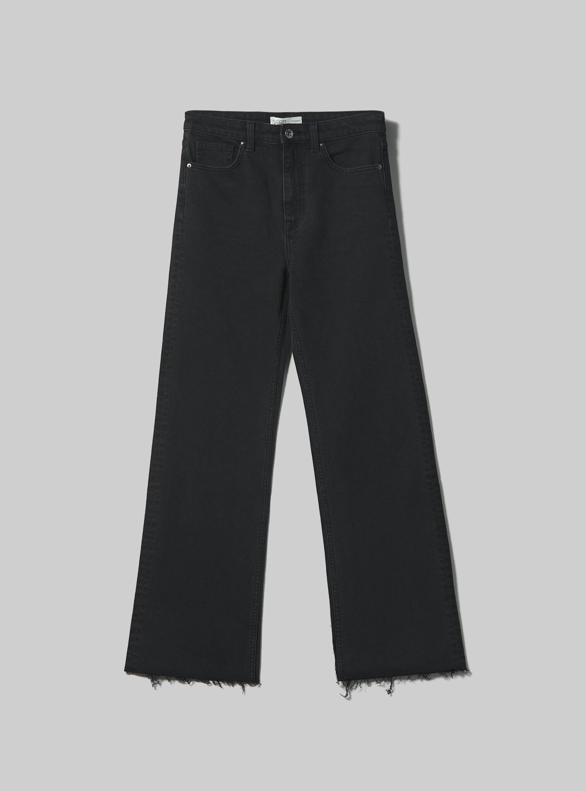 Black and white shop split leg jeans