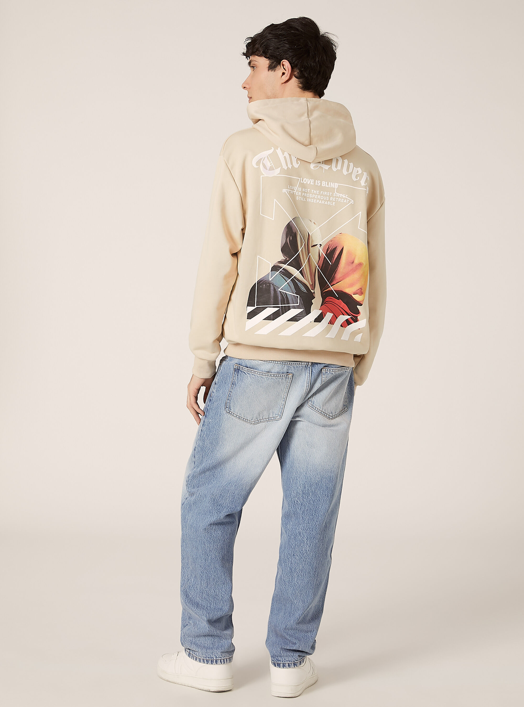 POP STATEMENT hoodie, BG3 BEIGE LIGHT