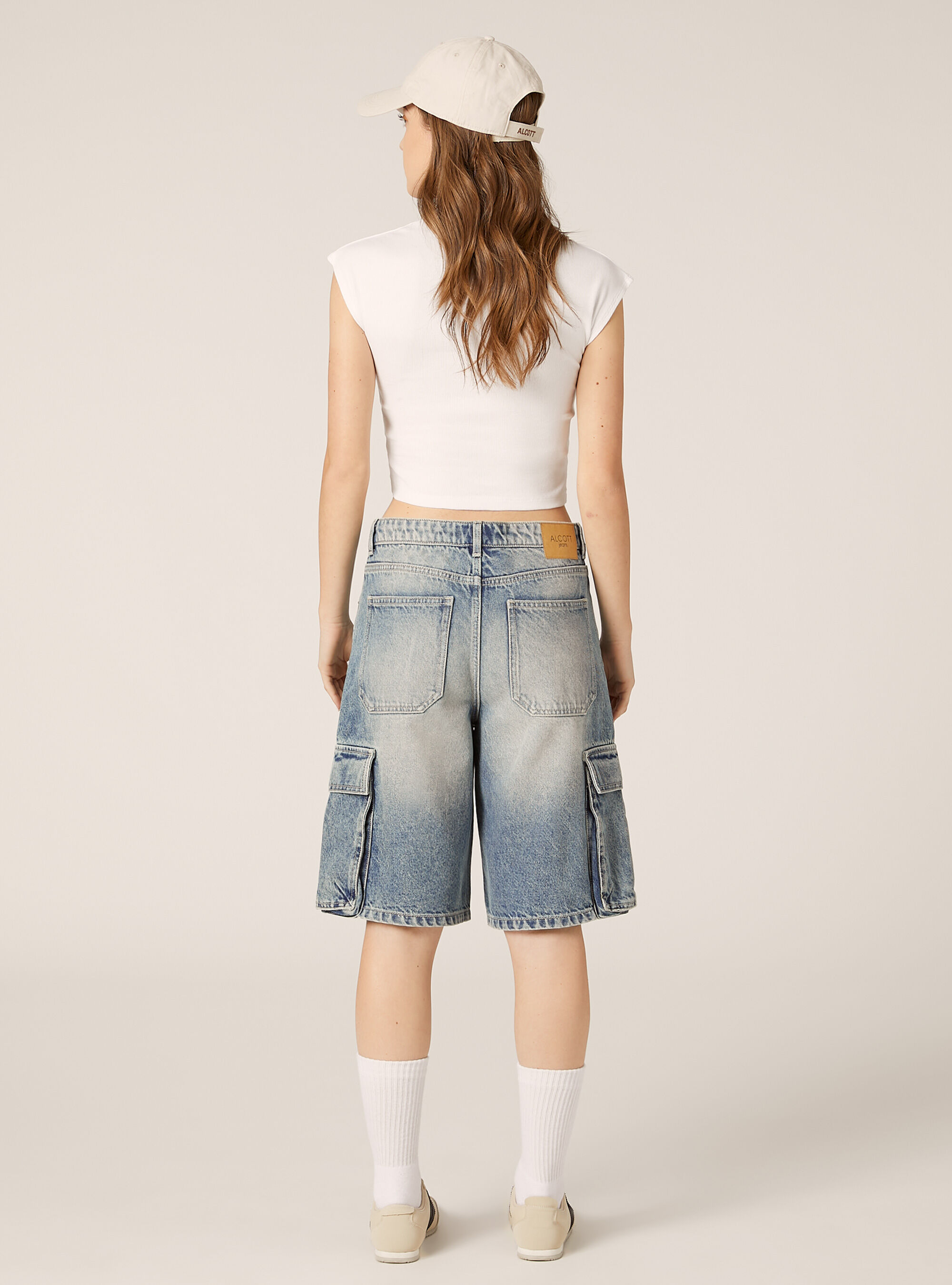 【DISCERNMENT】Unveiled Bermuda Denim Cargo PT Denim Cargo Bermuda Shorts
