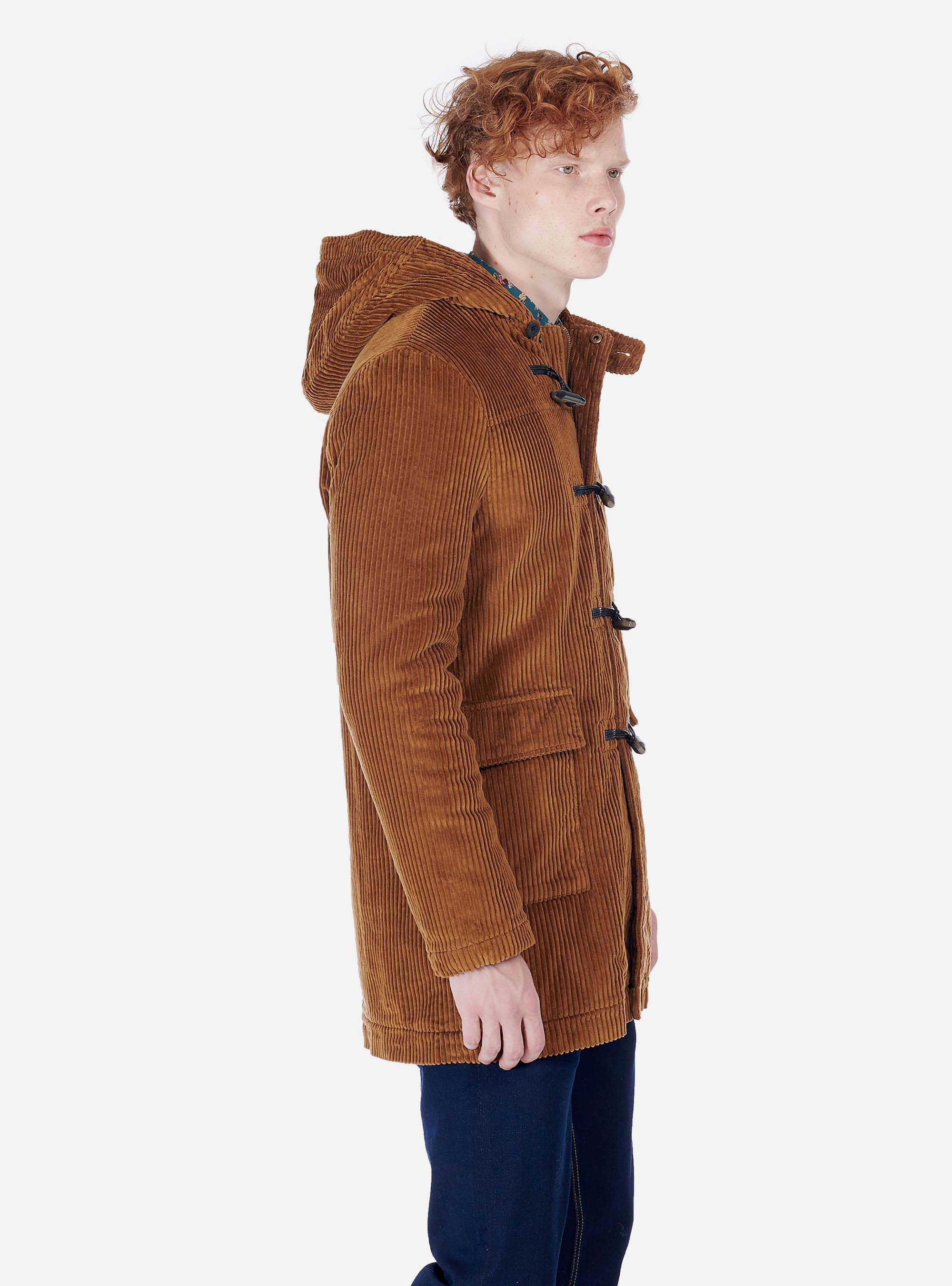  LONG MONTGOMERY IN VELVET, TOBACCO