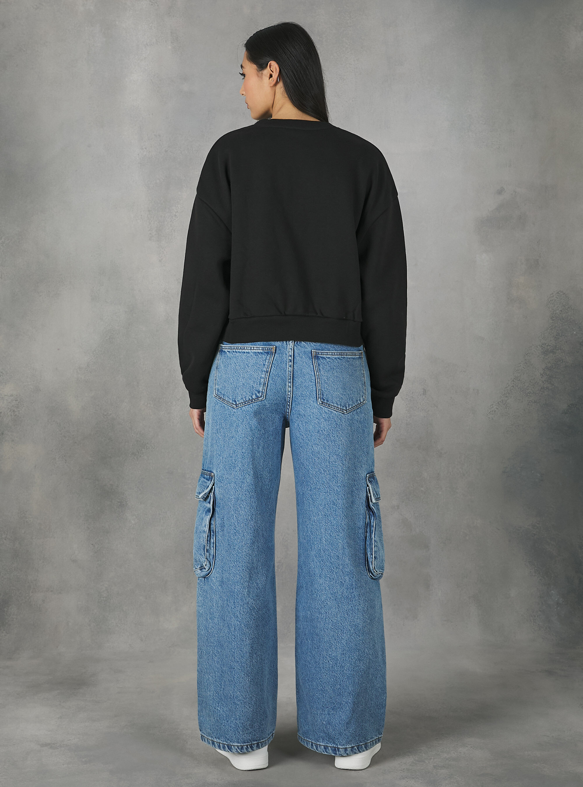 Cropped college sweatshirts shop