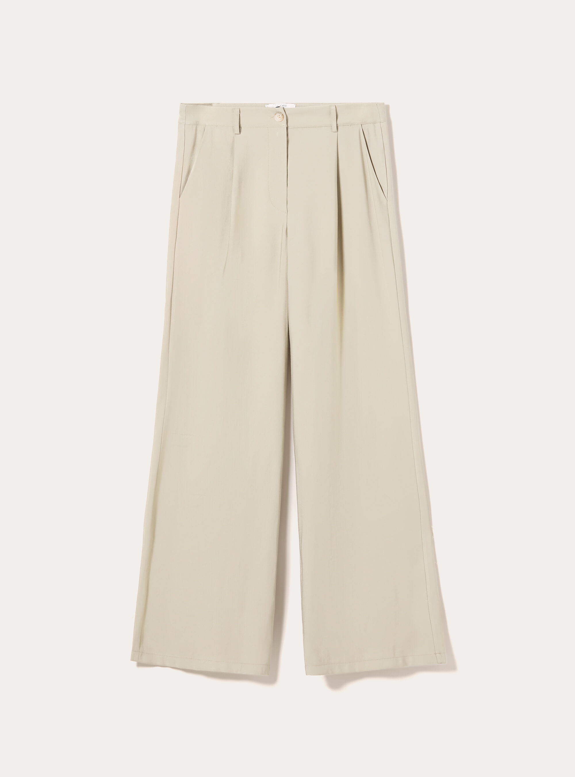 Pantalon large avec pence, BG2 BEIGE MEDIUM