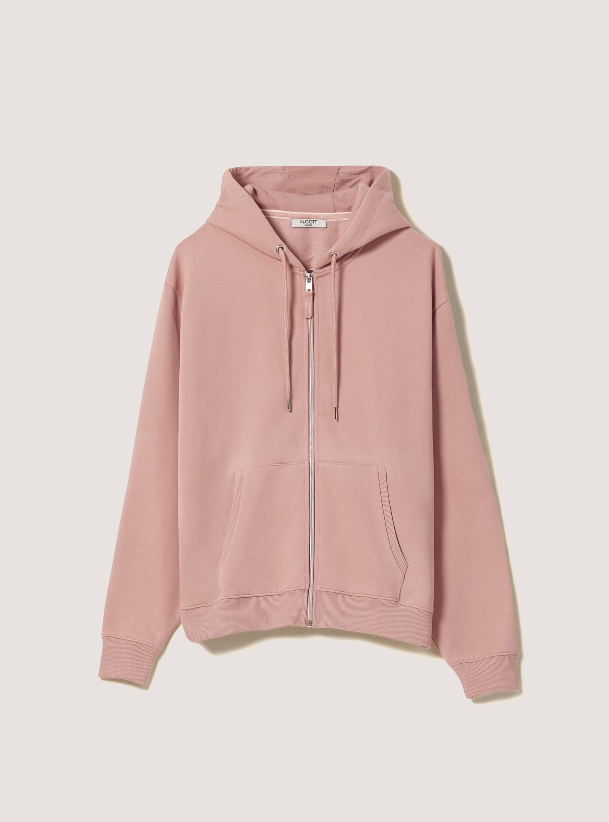 Cotton zip hoodie