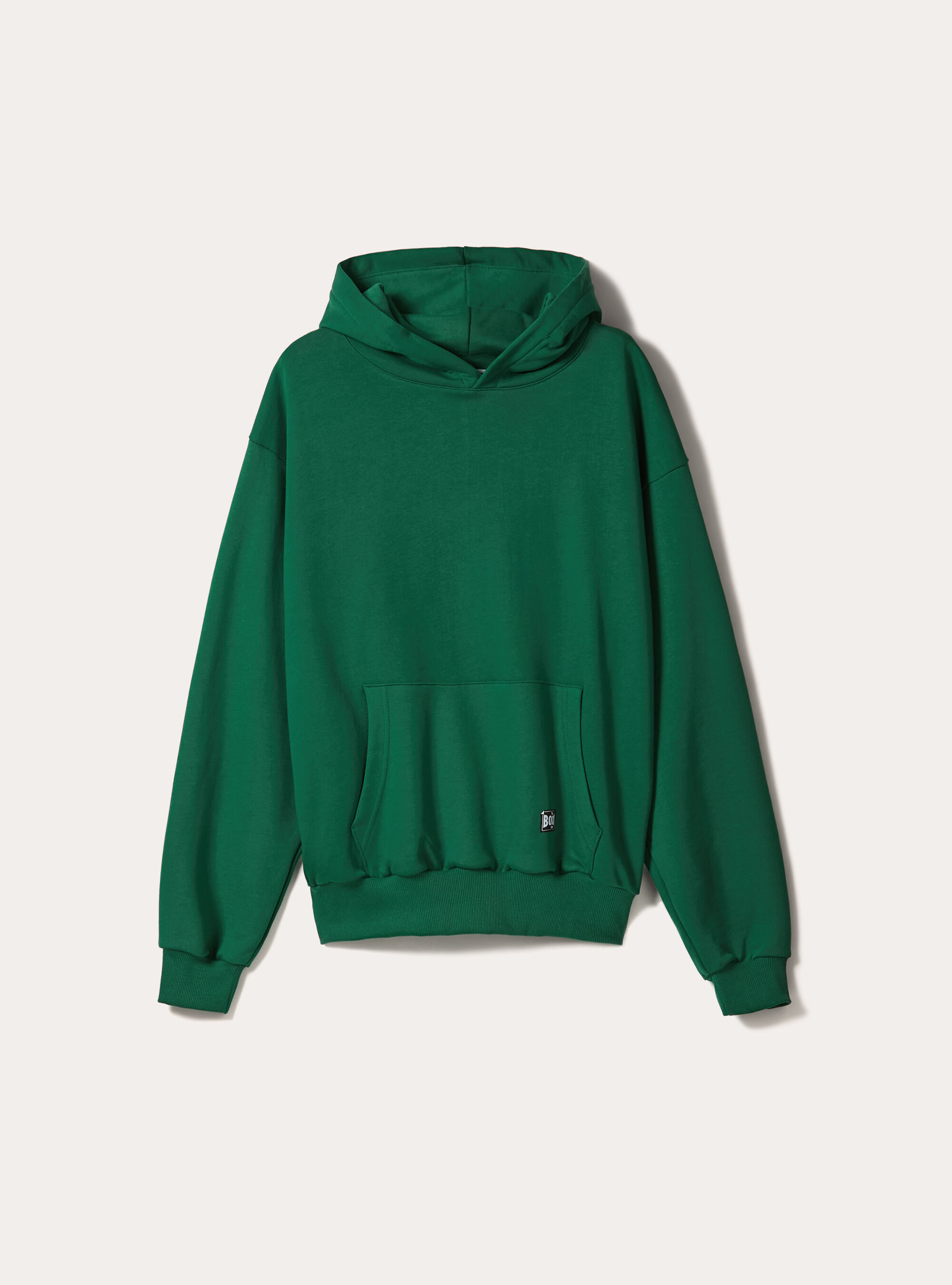 Boxy fit hoodie, GN2 GREEN MEDIUM