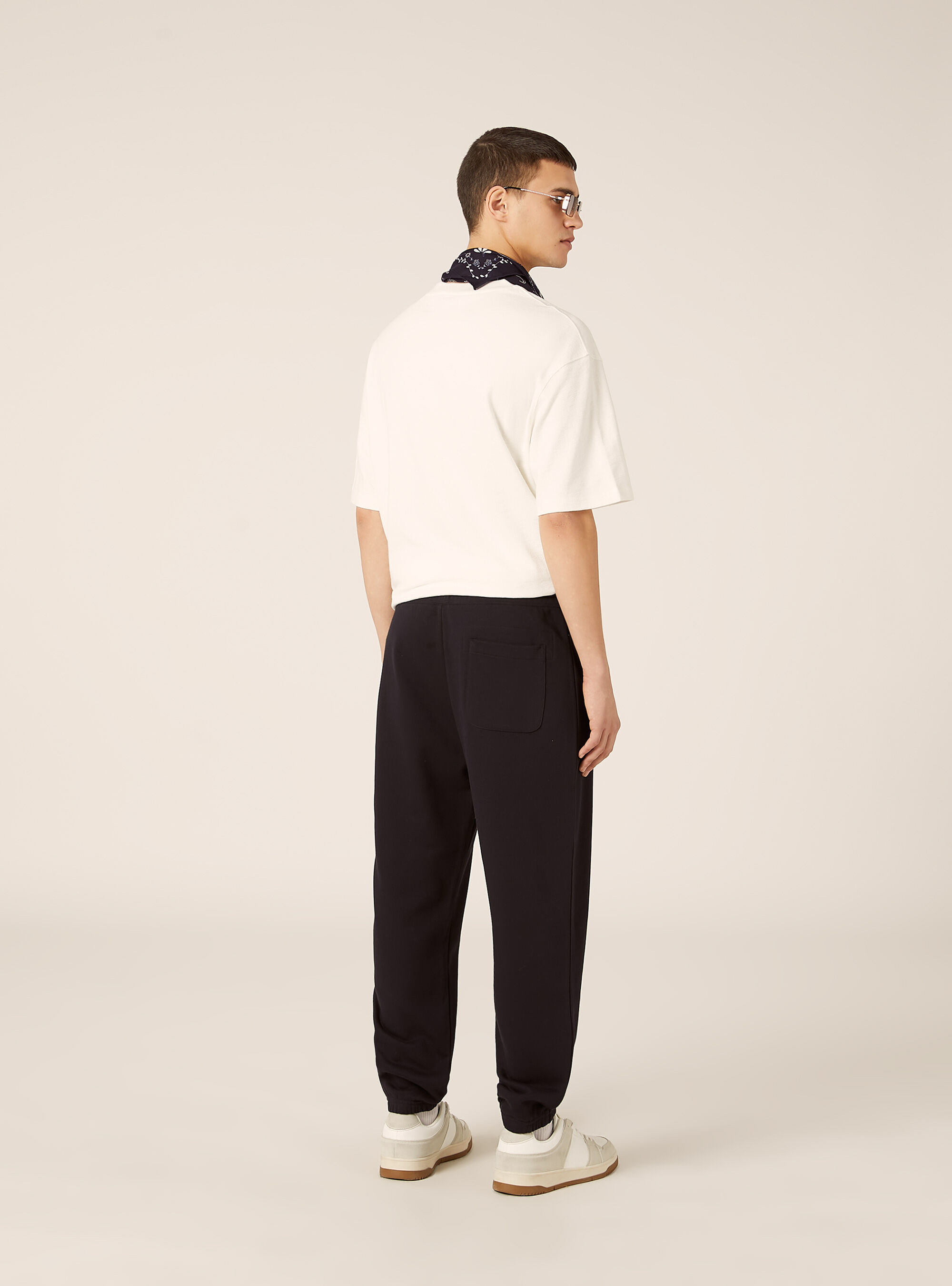 Pantaloni jogger in felpa, NA1 NAVY DARK