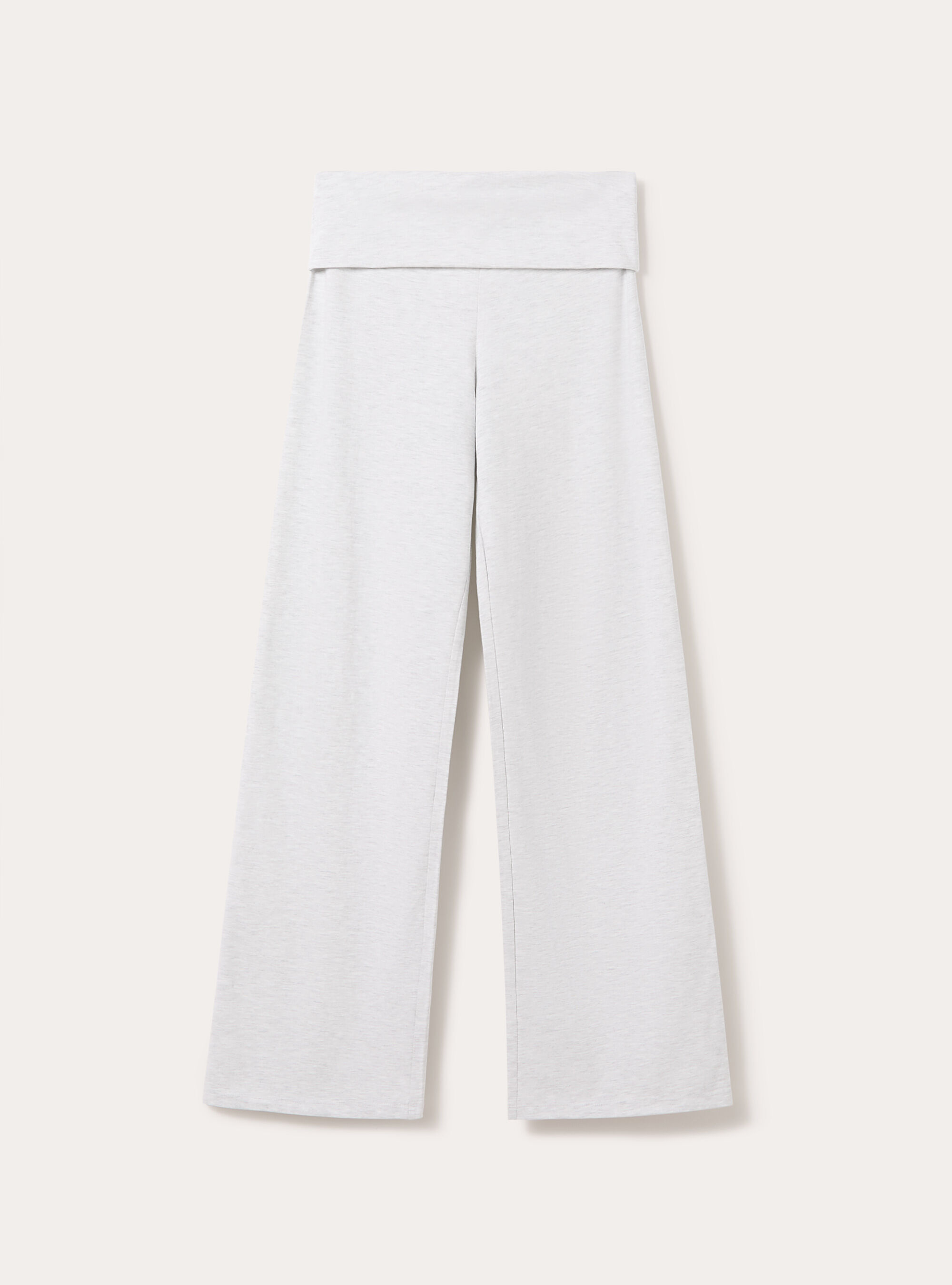 Leggings with cuffed waist, MGY3 GREY MEL LIGHT