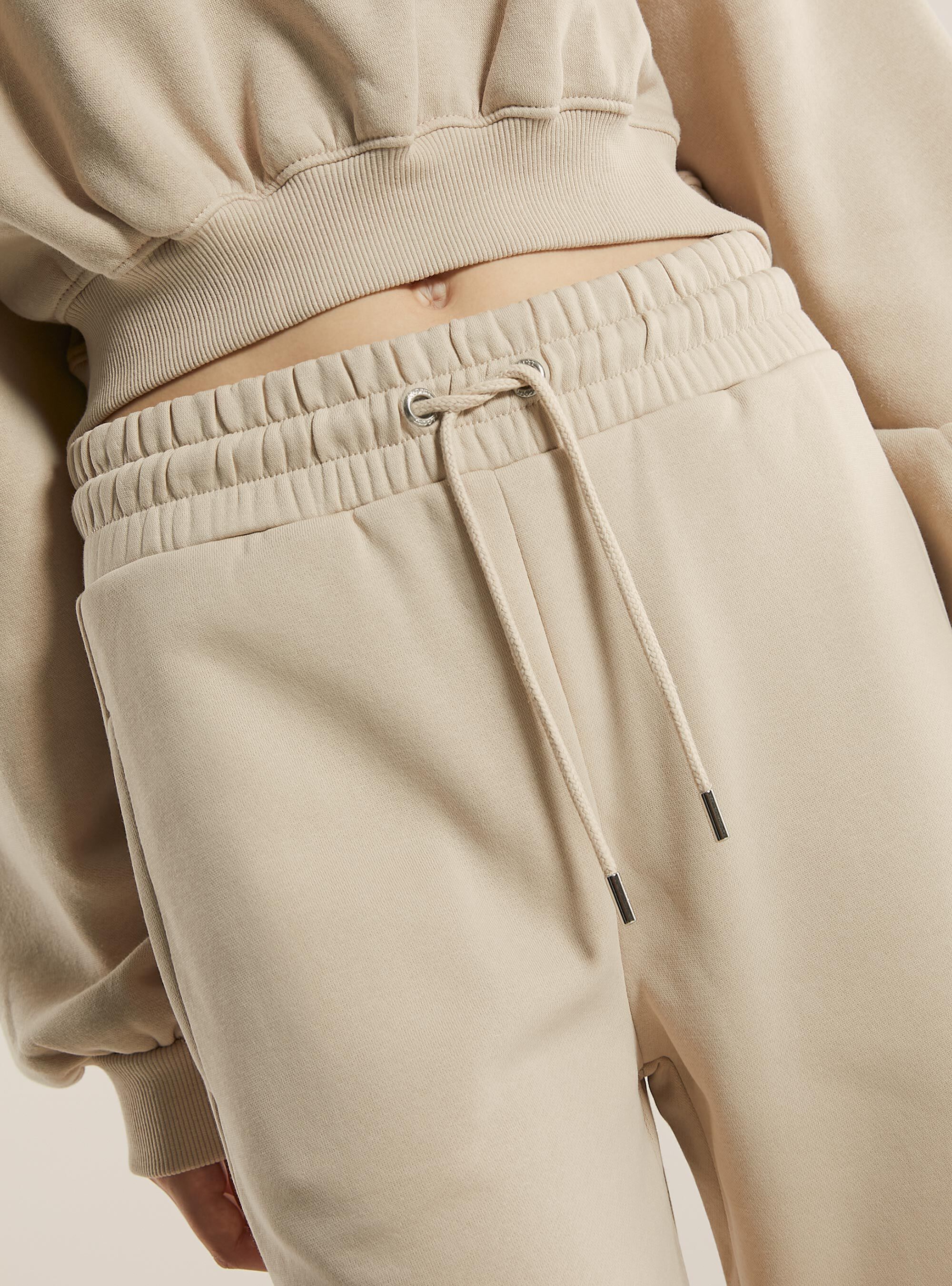 Plush jogger trousers, BG2 BEIGE MEDIUM