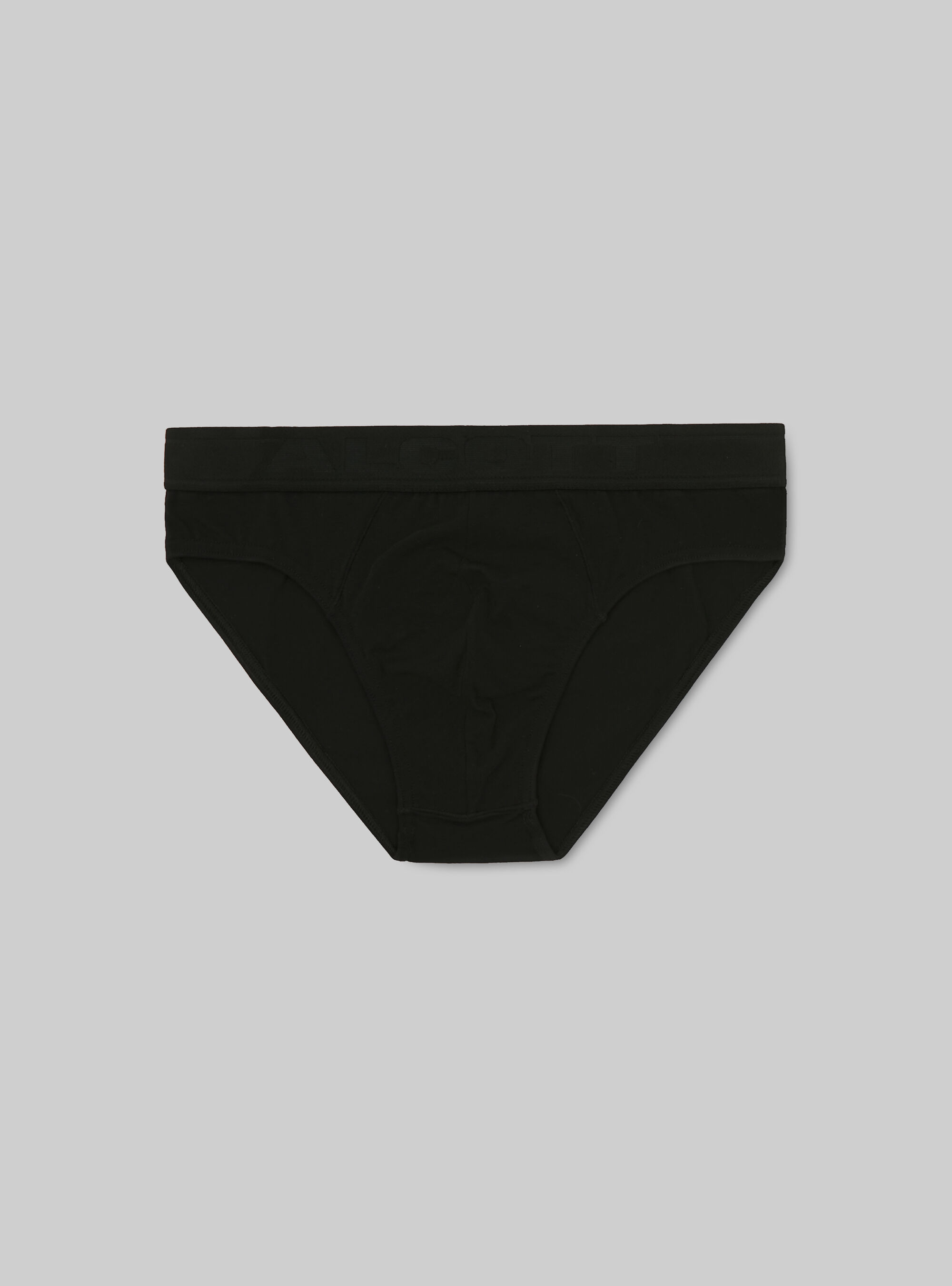 Slip in cotone elasticizzato con logo