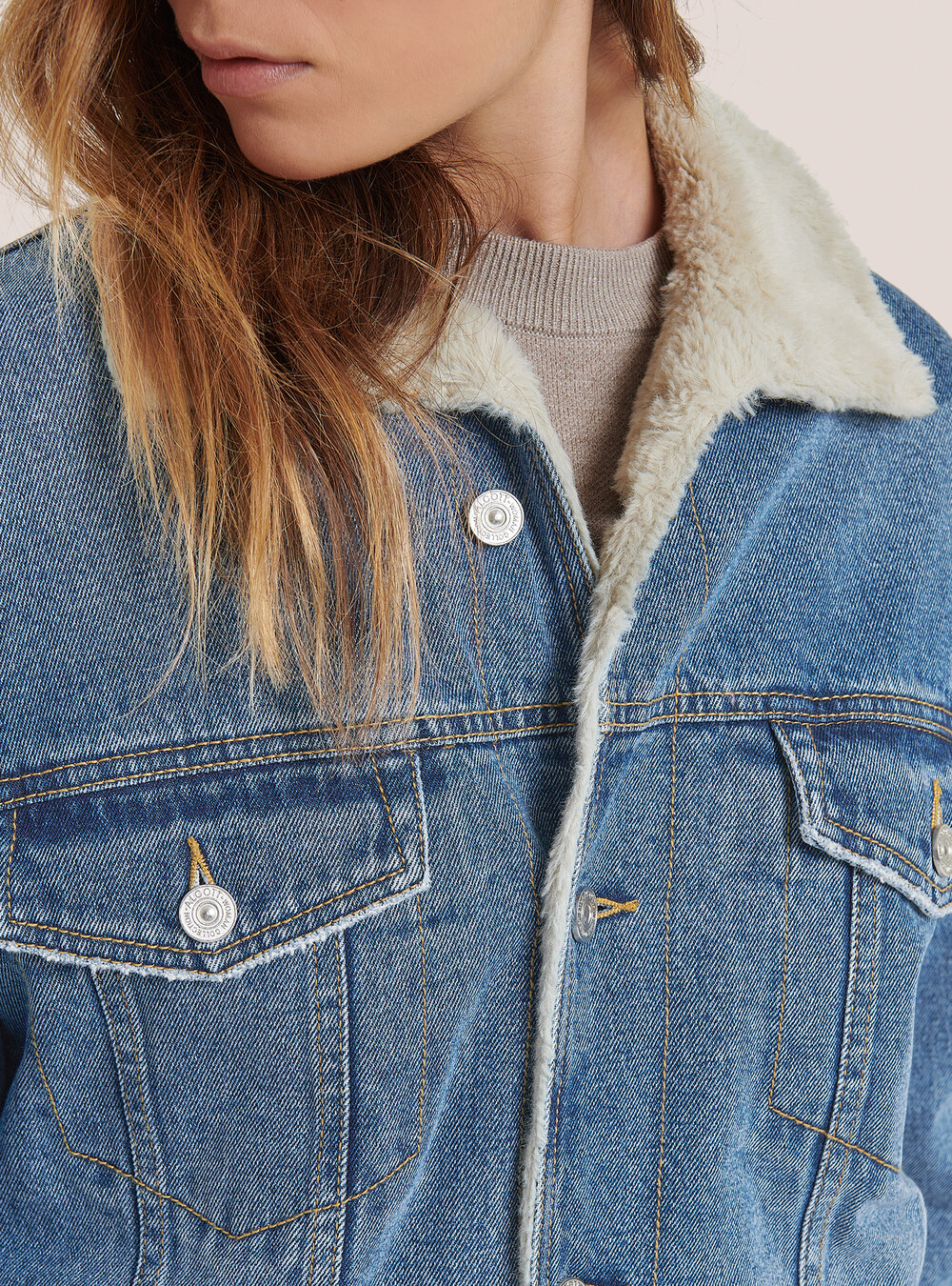 Pelo Bianco Giacche Jeans Con Pelliccia Jeans Nero Giacca Di Jeans