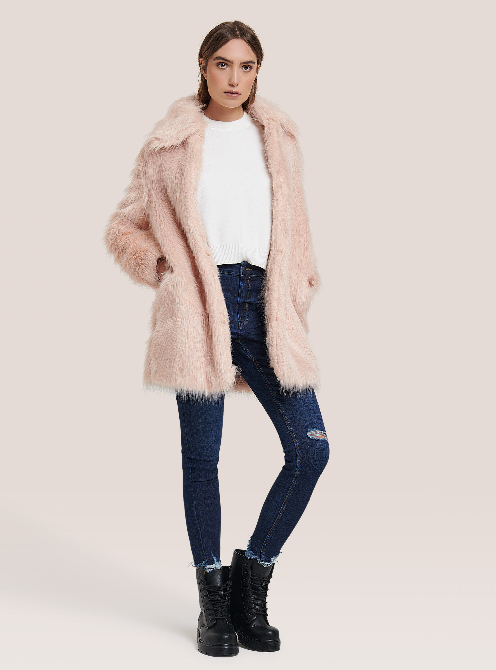 Cappotto pelo shop donna