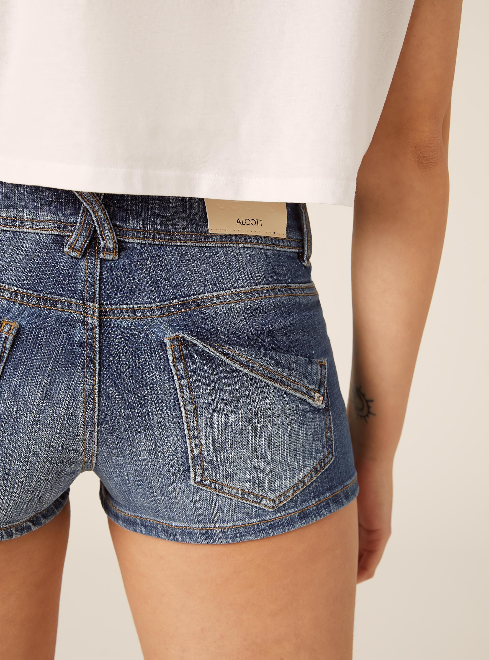 Denim-Micro-Shorts