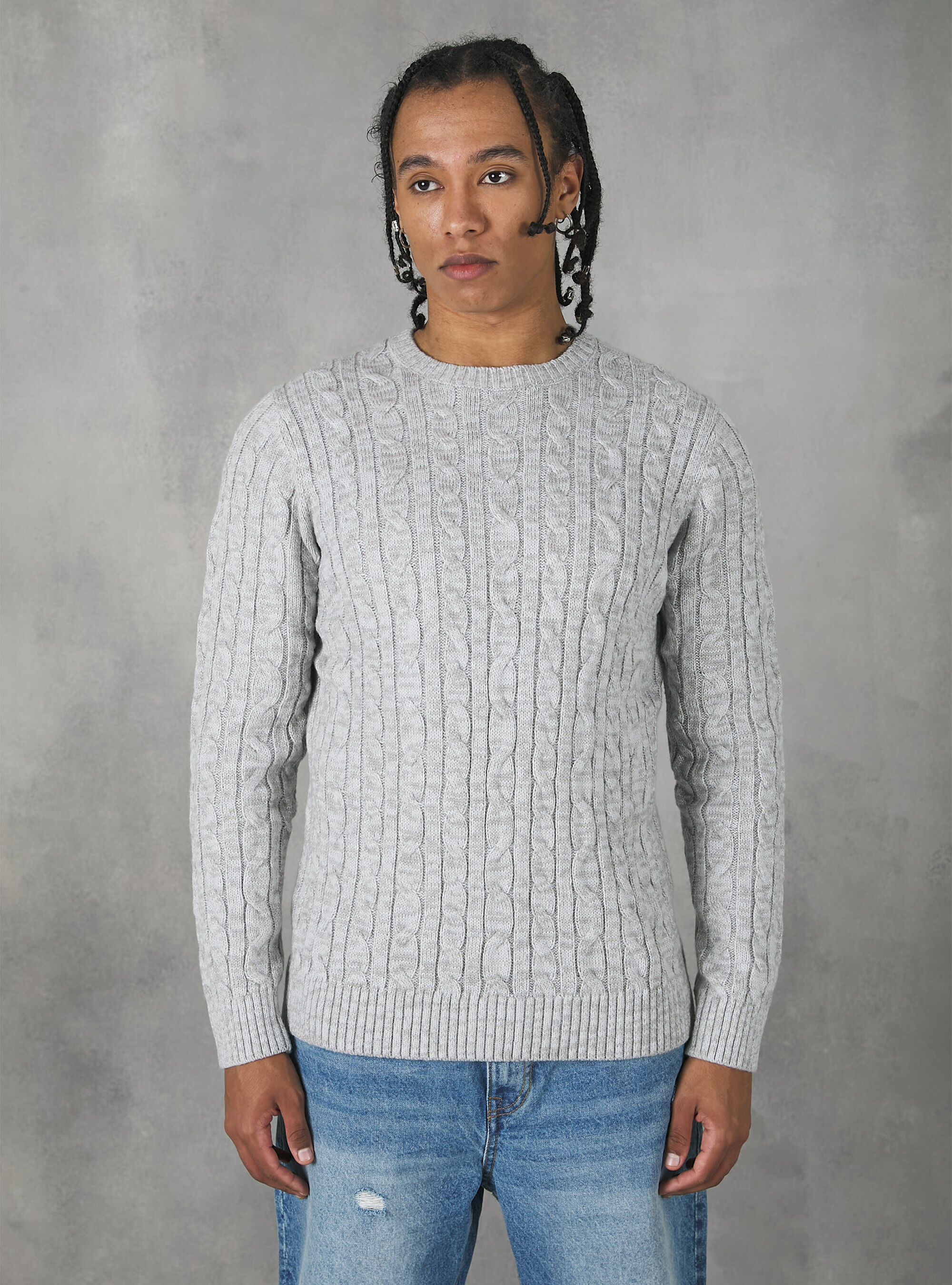 Light grey deals sweater mens