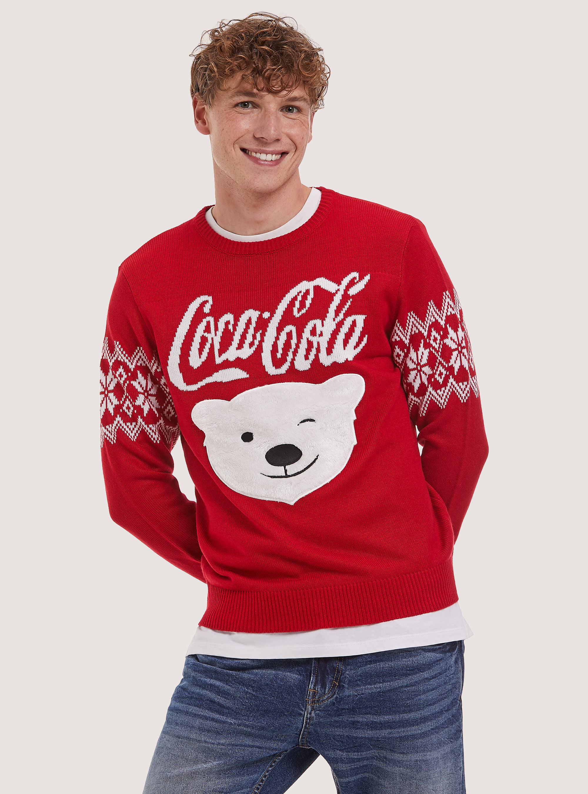 Sweater coca cola top