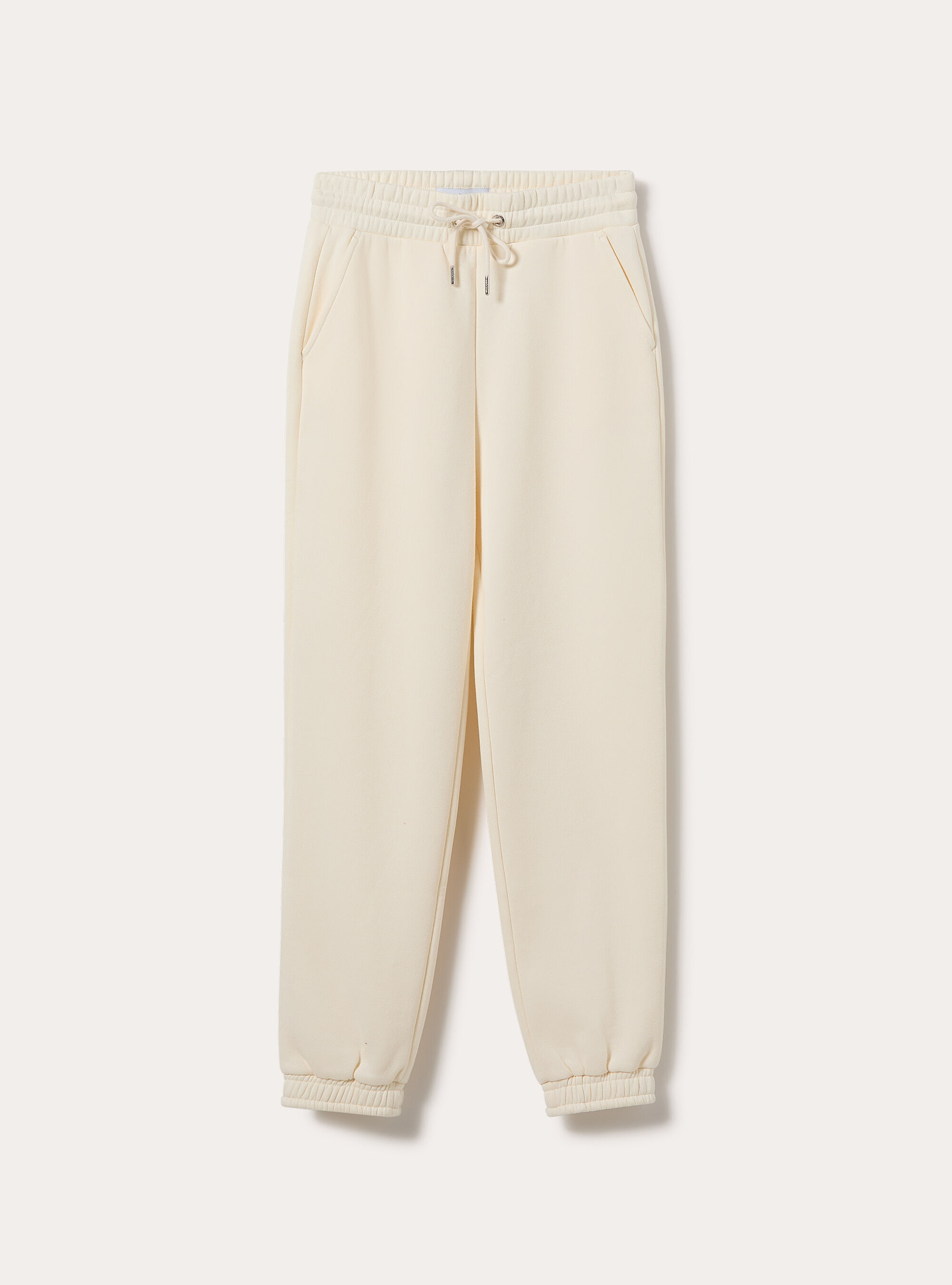 Jogger basic tinta unita, CR3 CREAM LIGHT