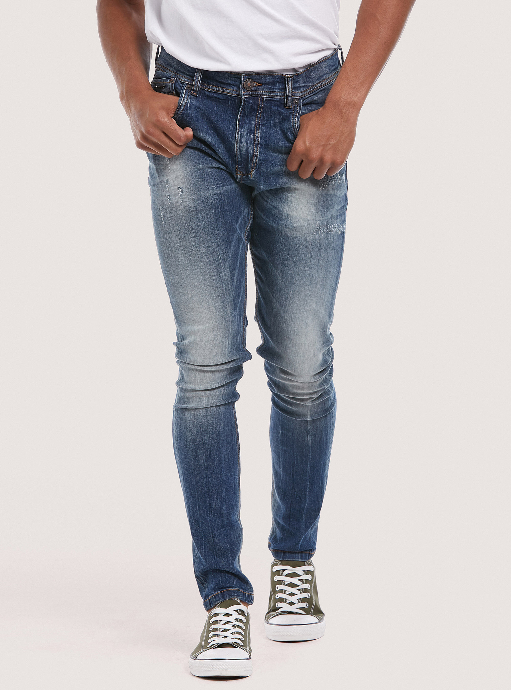 Super skinny stretch denim jeans | Alcott | Jeans Uomo