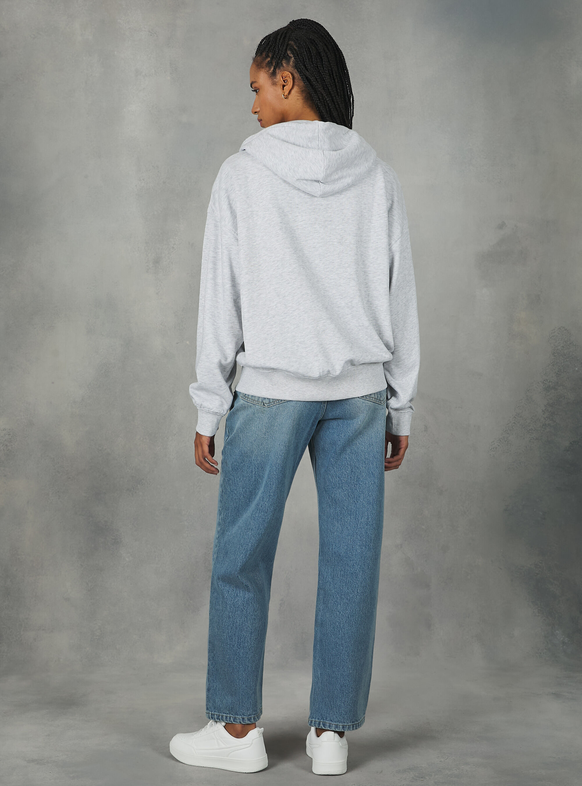 Cotton zip hoodie | Alcott | Women's Sweatshirts