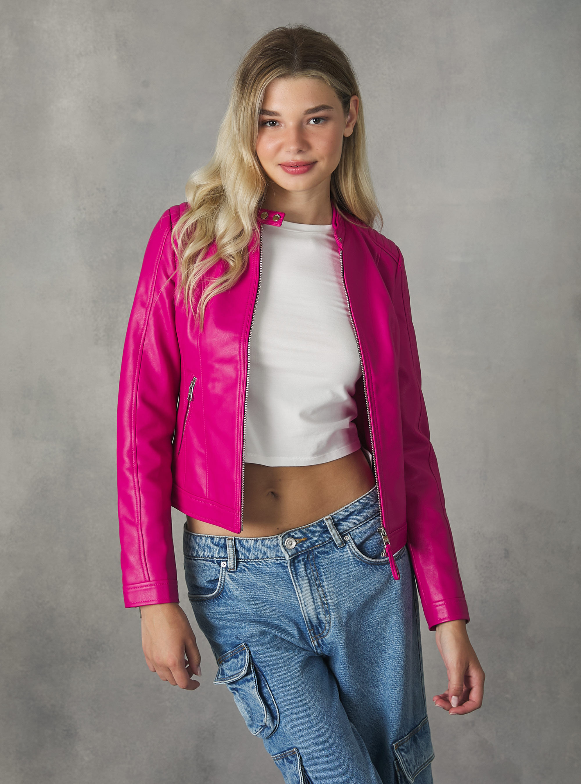 Leather effect biker jacket Alcott Women s Jackets