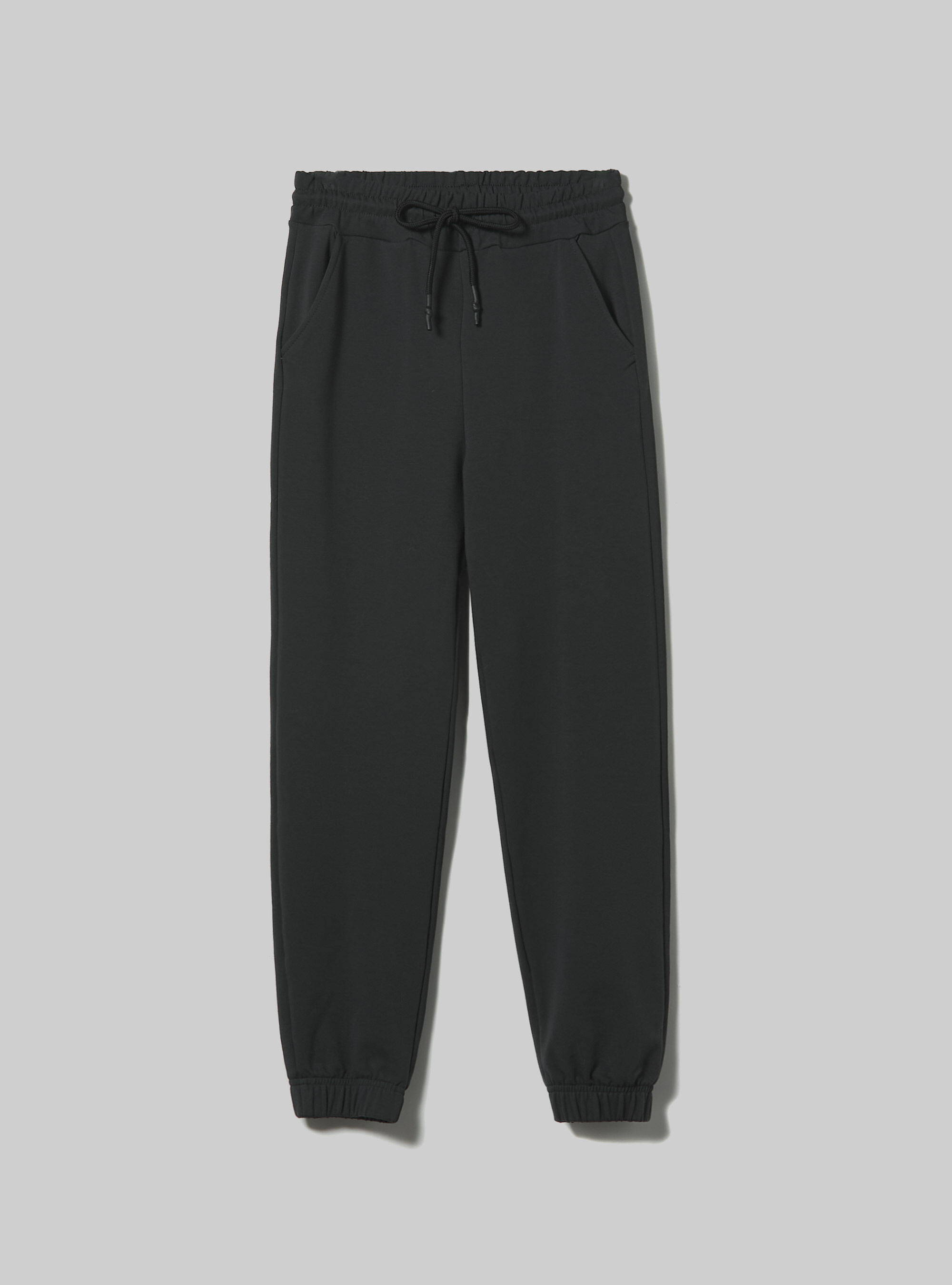 Pantal&oacute;n jogger de felpa, BK3 BLACK CHARCOAL