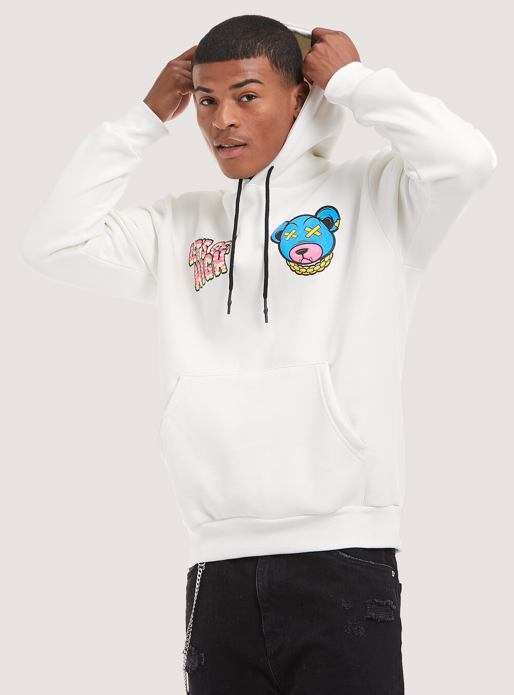 Felpa con stampa Smile Collection