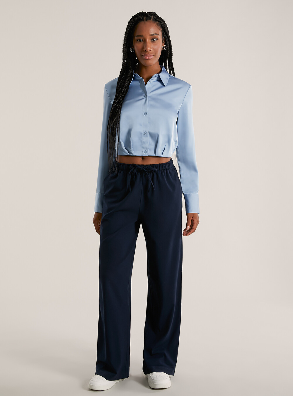 Camicia Pantalone E Top Elegante Completo Pantalone E Maglia