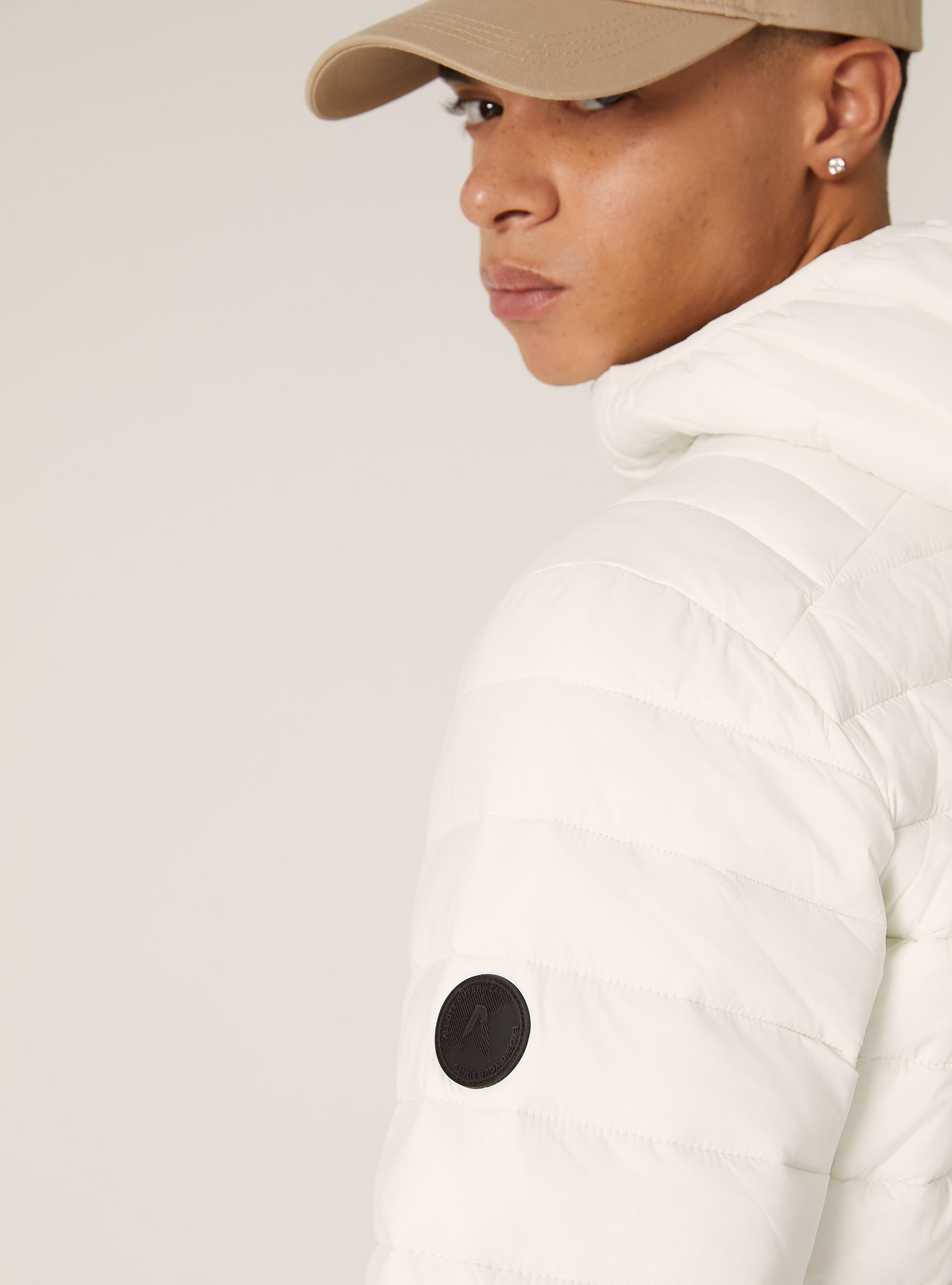 Jacket with recycled padding, WH1 OFF WHITE