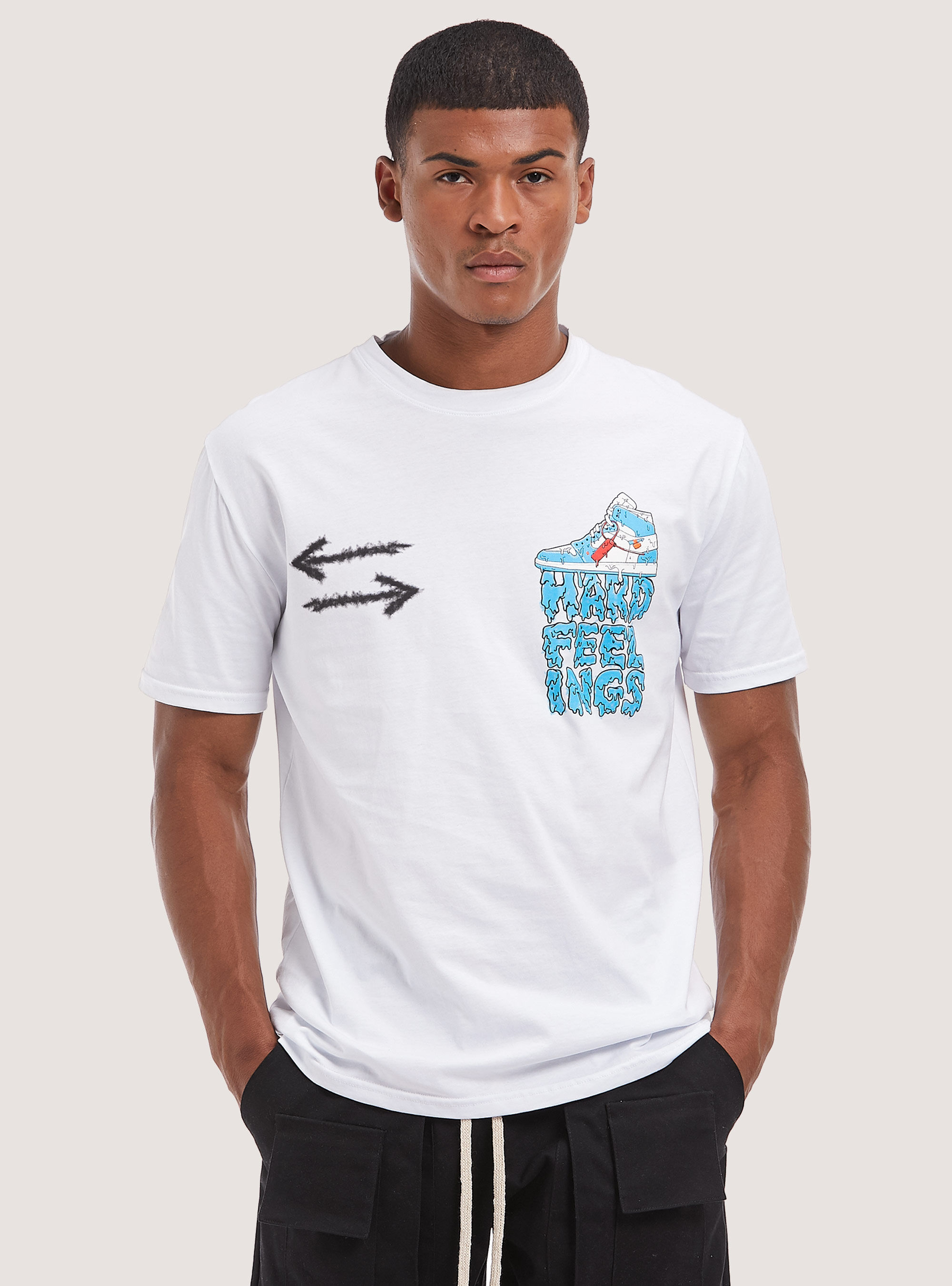 T-shirt avec impression Smile Collection, WH2 WHITE