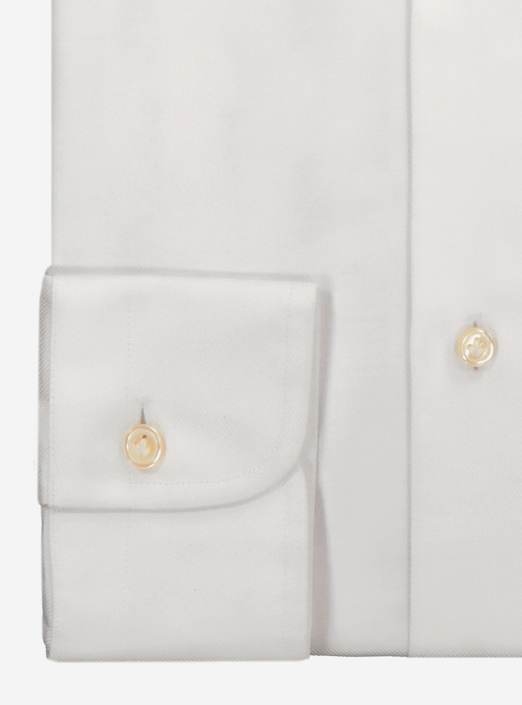 Chemise en twill avec col francais, C099 WHITE