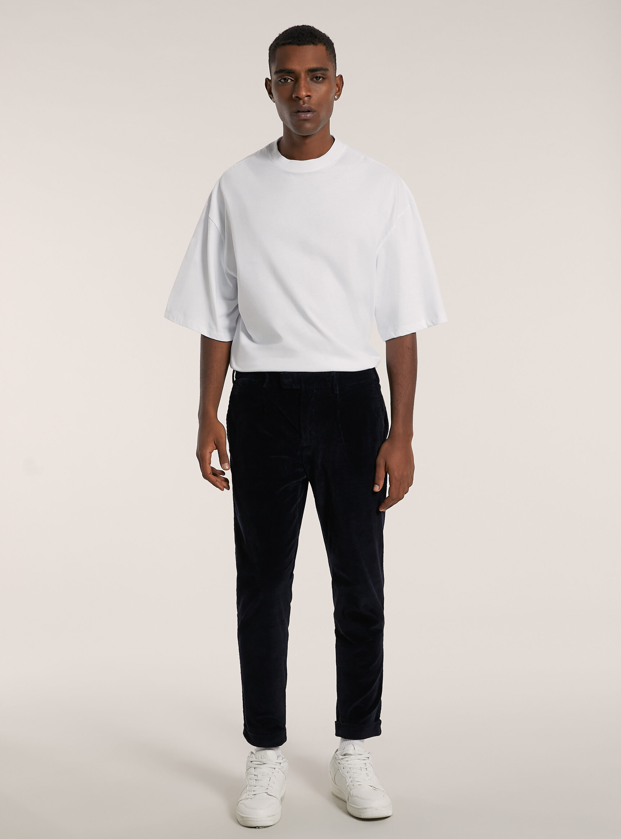 Corduroy chinos, NA1 NAVY DARK