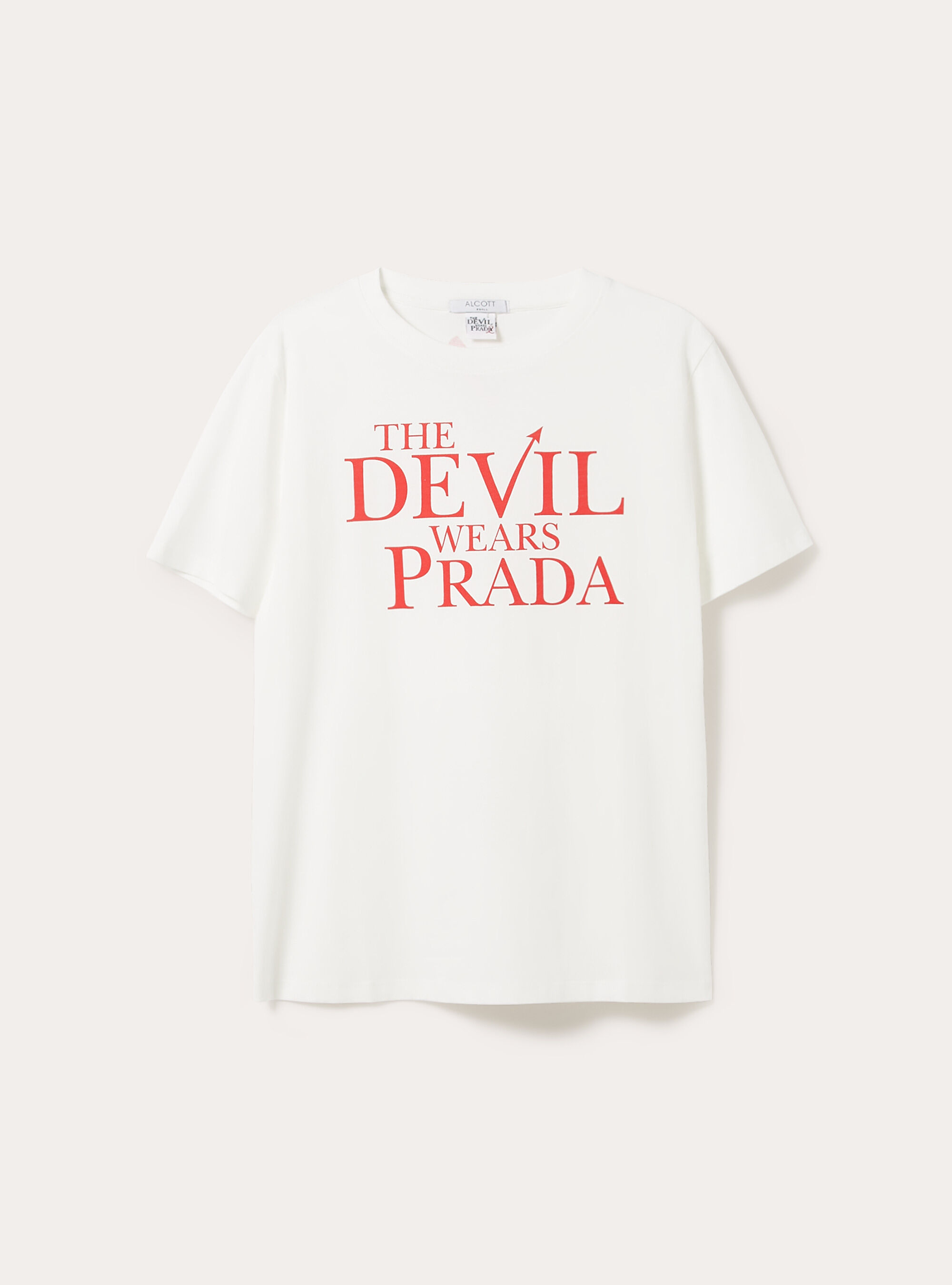 T-shirt regular il diavolo veste prada, WH2 WHITE