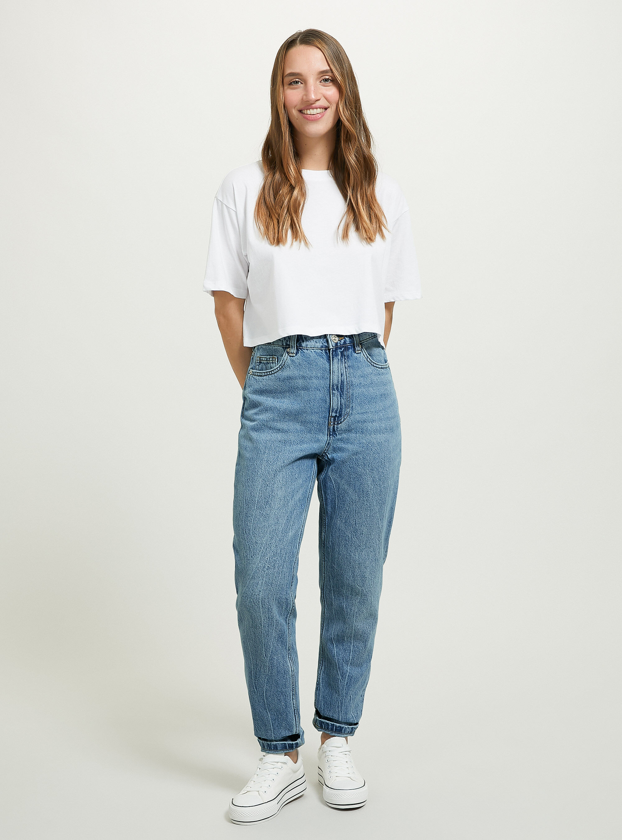 Jeans mom fit